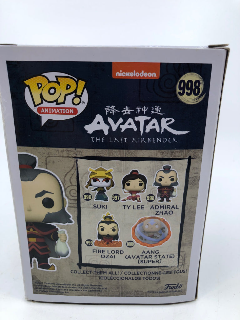 FUNKO POP AVATAR ADMIRAL ZHAO 998