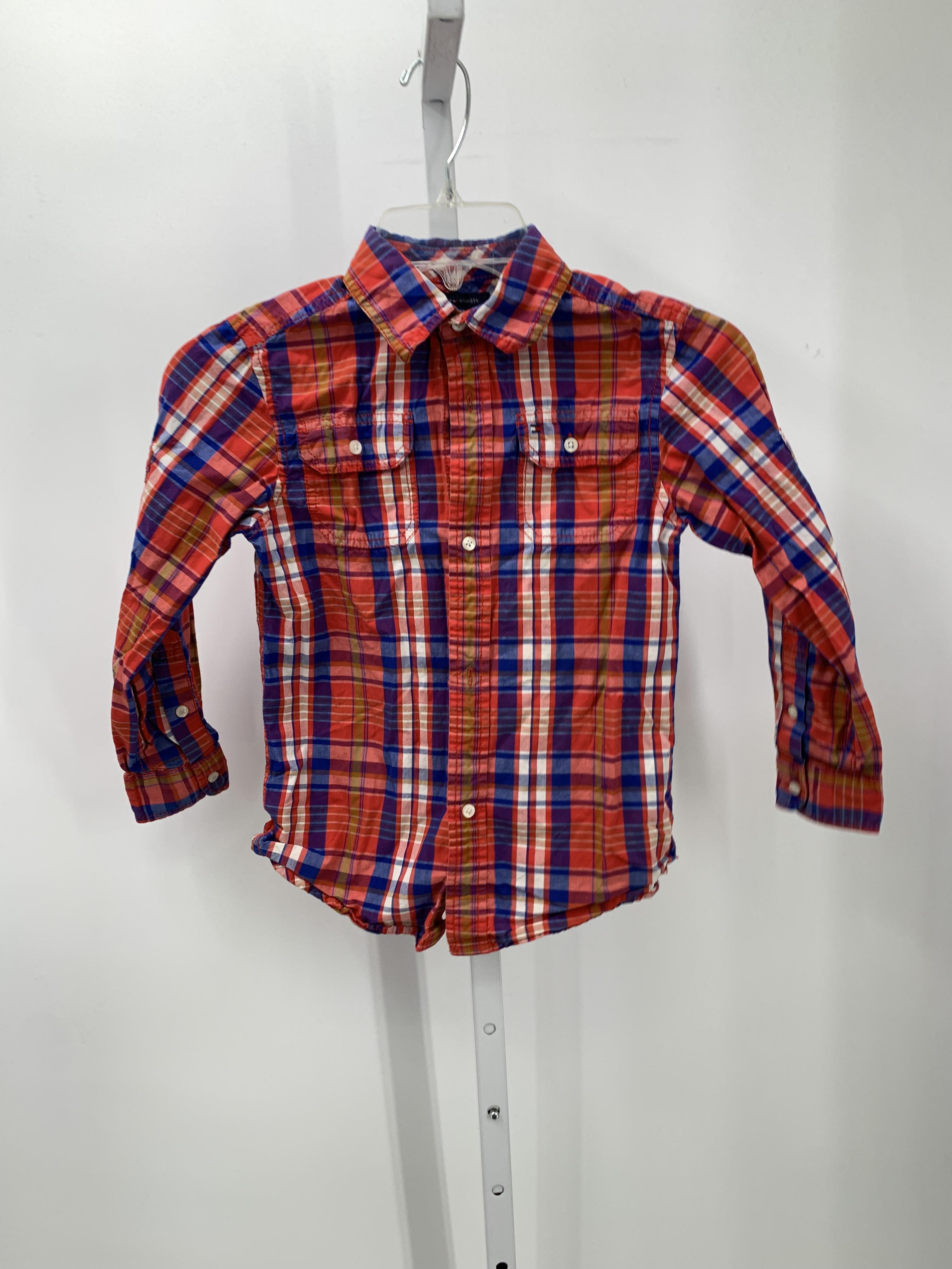 PLAID BTN DOWN