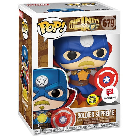 Funko POP Marvel Soldier Supreme Walgreens Exclusive Vinyl Figure -