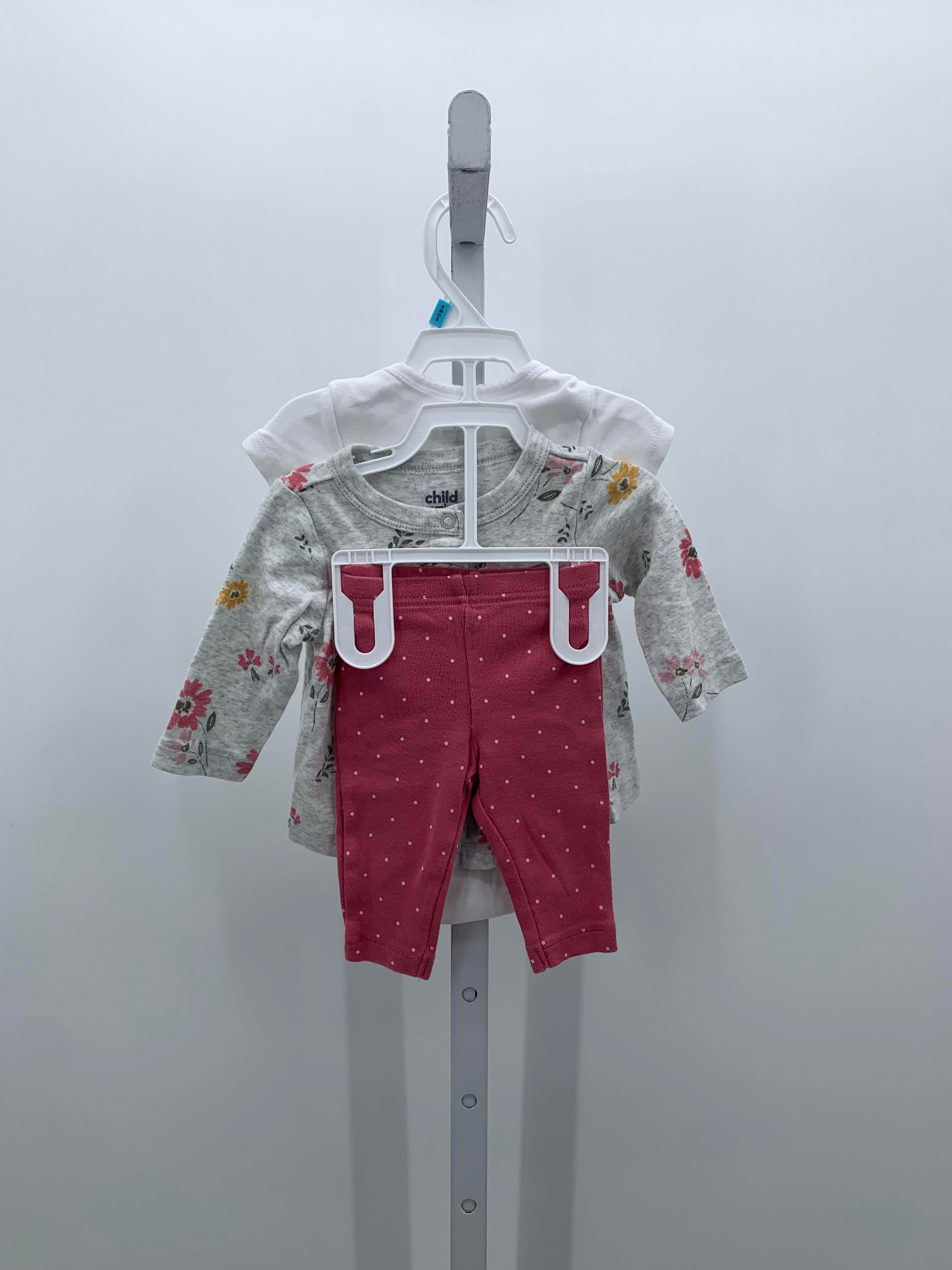 Child of Mine Size 0-3 months Girls 3 Pieces