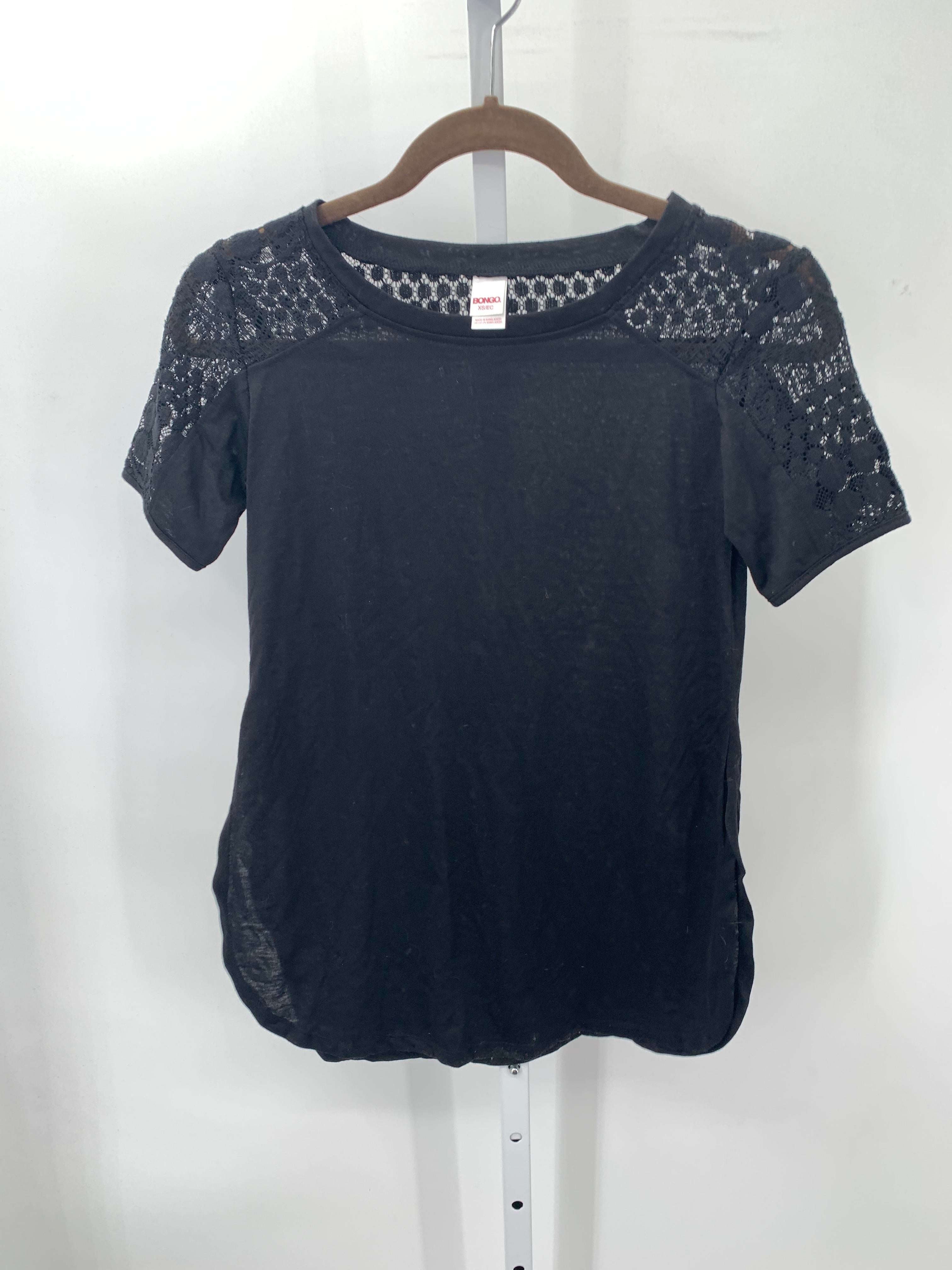 Bongo Size X Small Juniors Short Sleeve Shirt