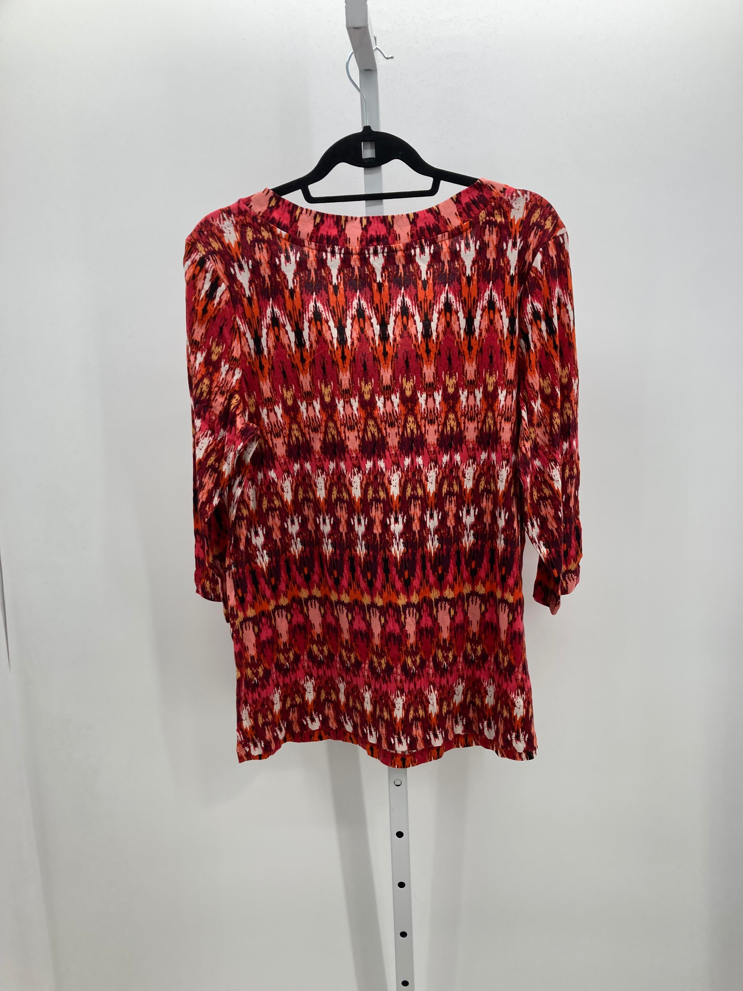 Nicole Miller Size 1X Womens 3/4 Sleeve Shirt