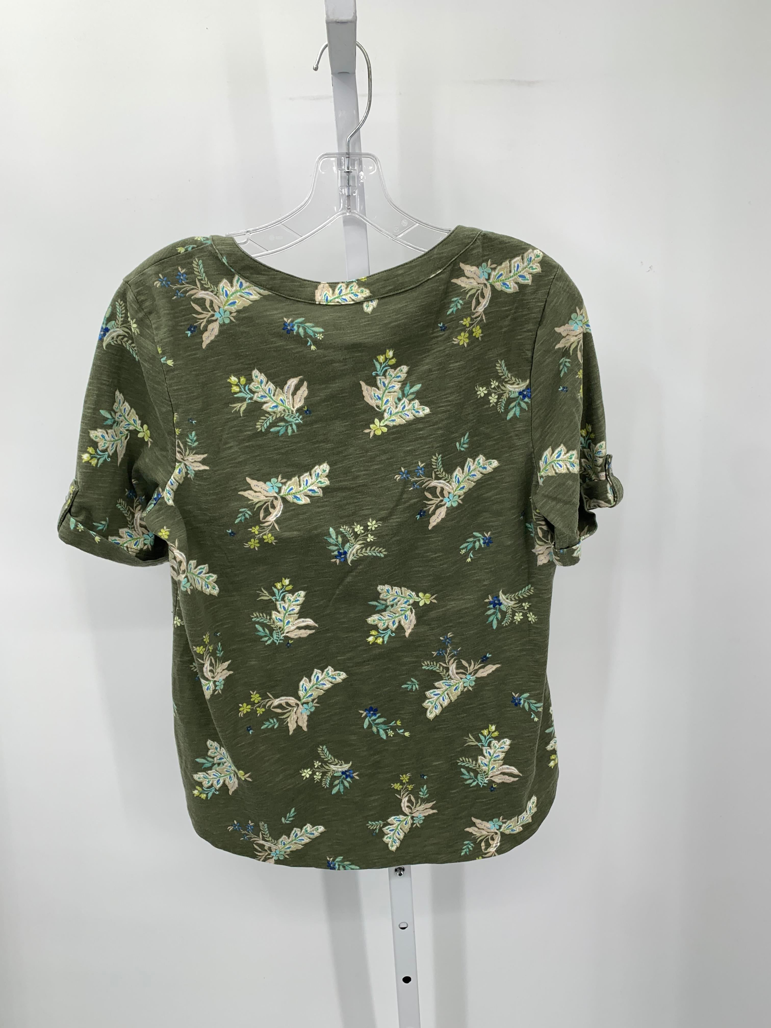 Croft & Barrow Size Medium Petite Petite Short Sleeve Shirt