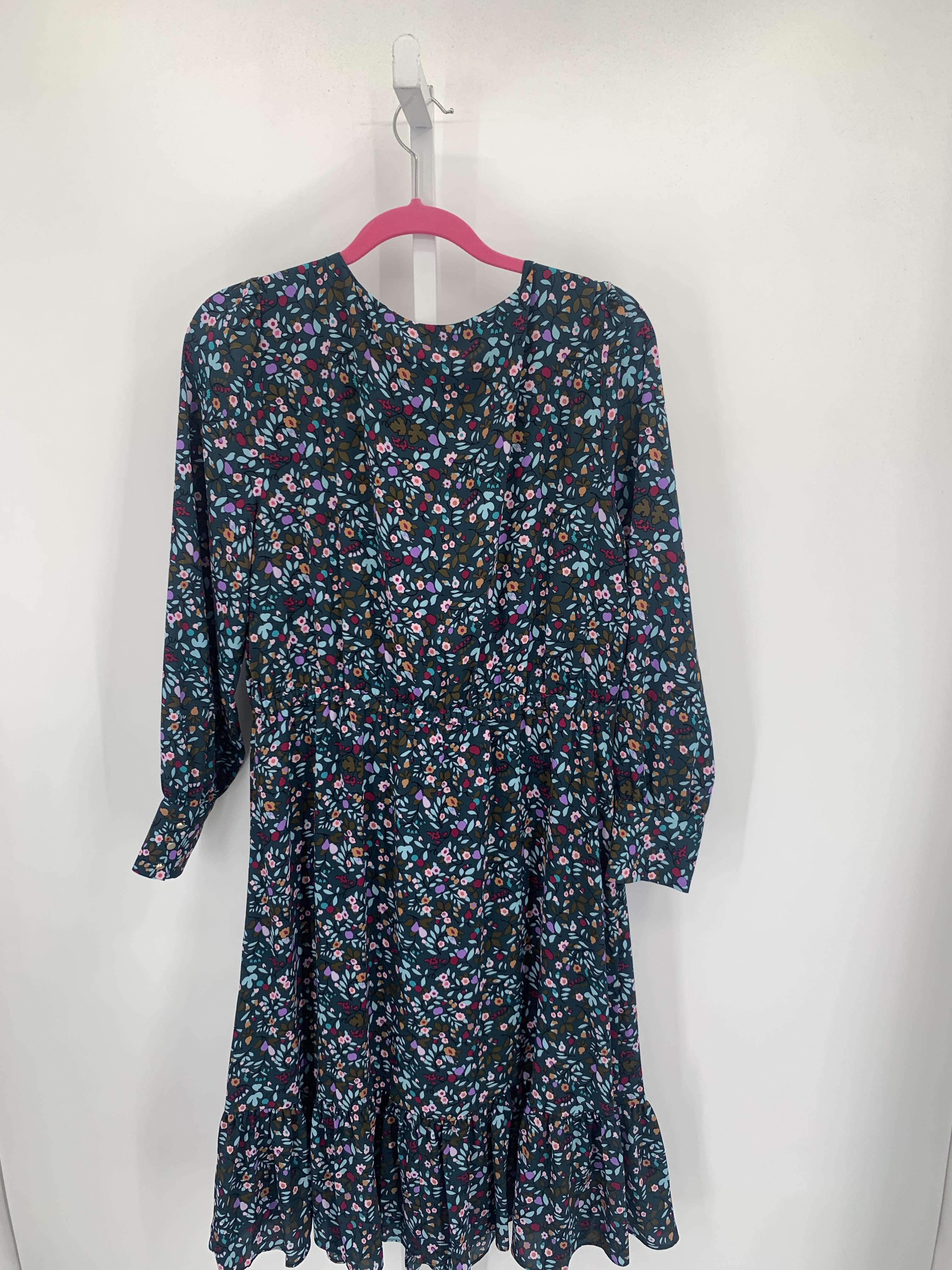 Talbots Size 12 Misses Long Sleeve Dress