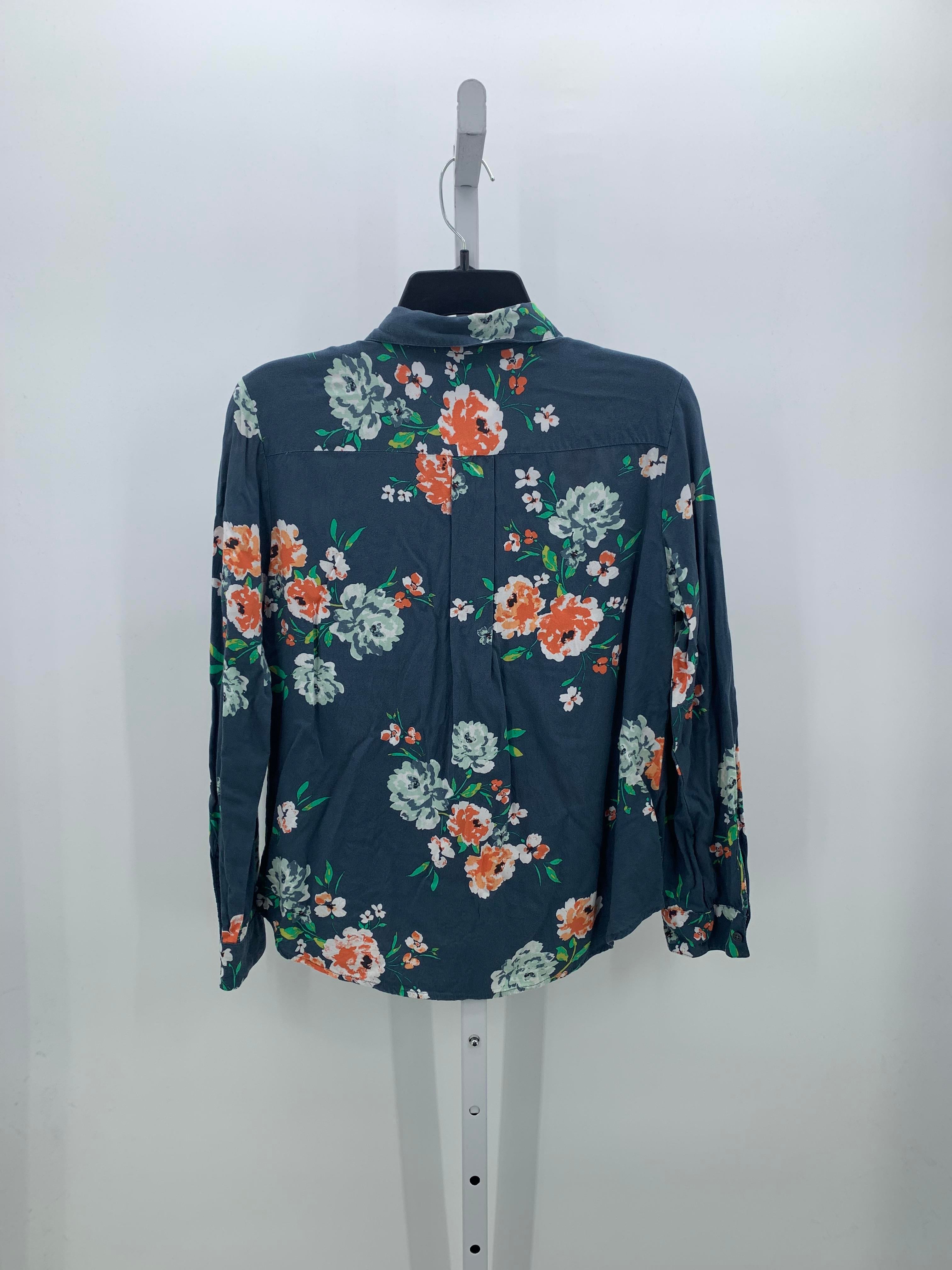 Loft Size Medium Petite Petite Long Sleeve Shirt