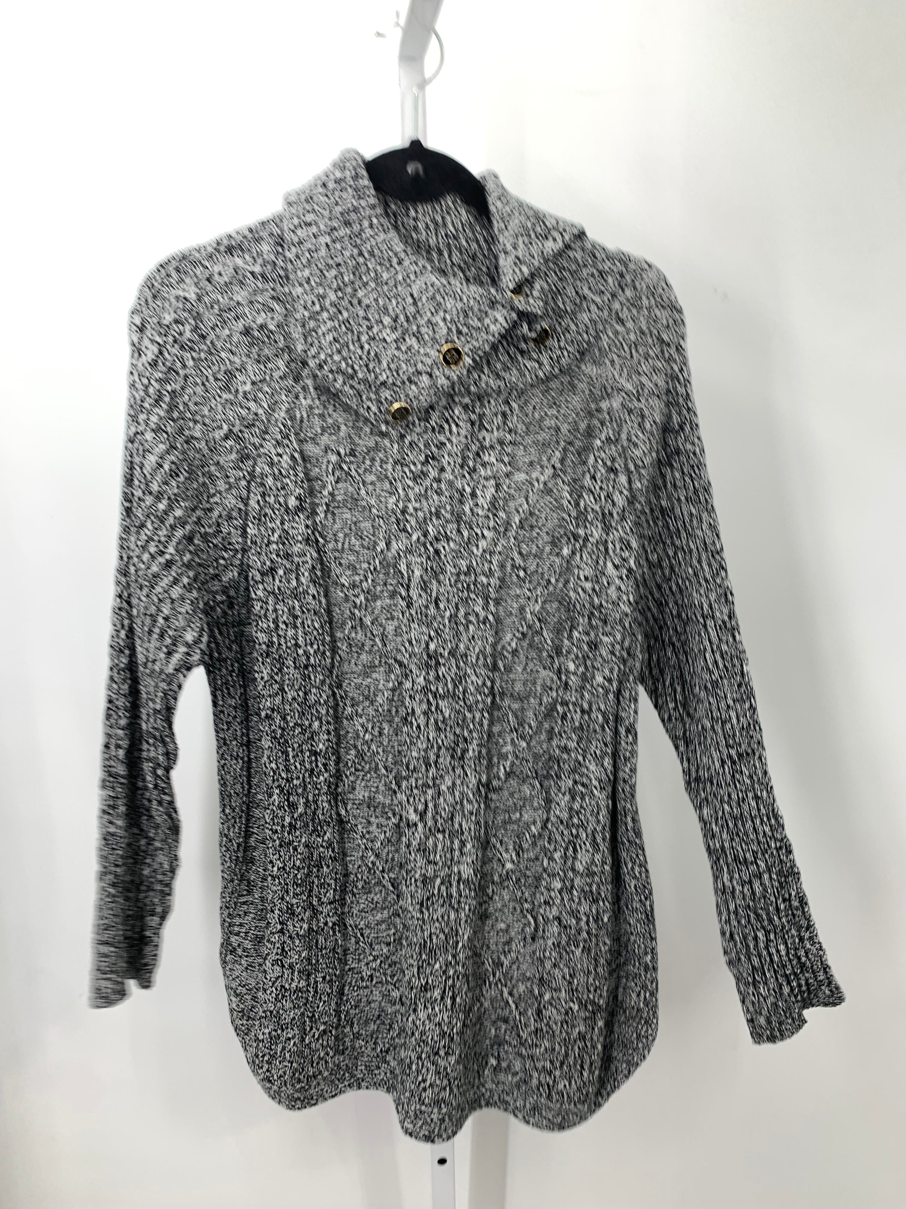 Croft & Barrow Size 1X Womens Long Slv Sweater