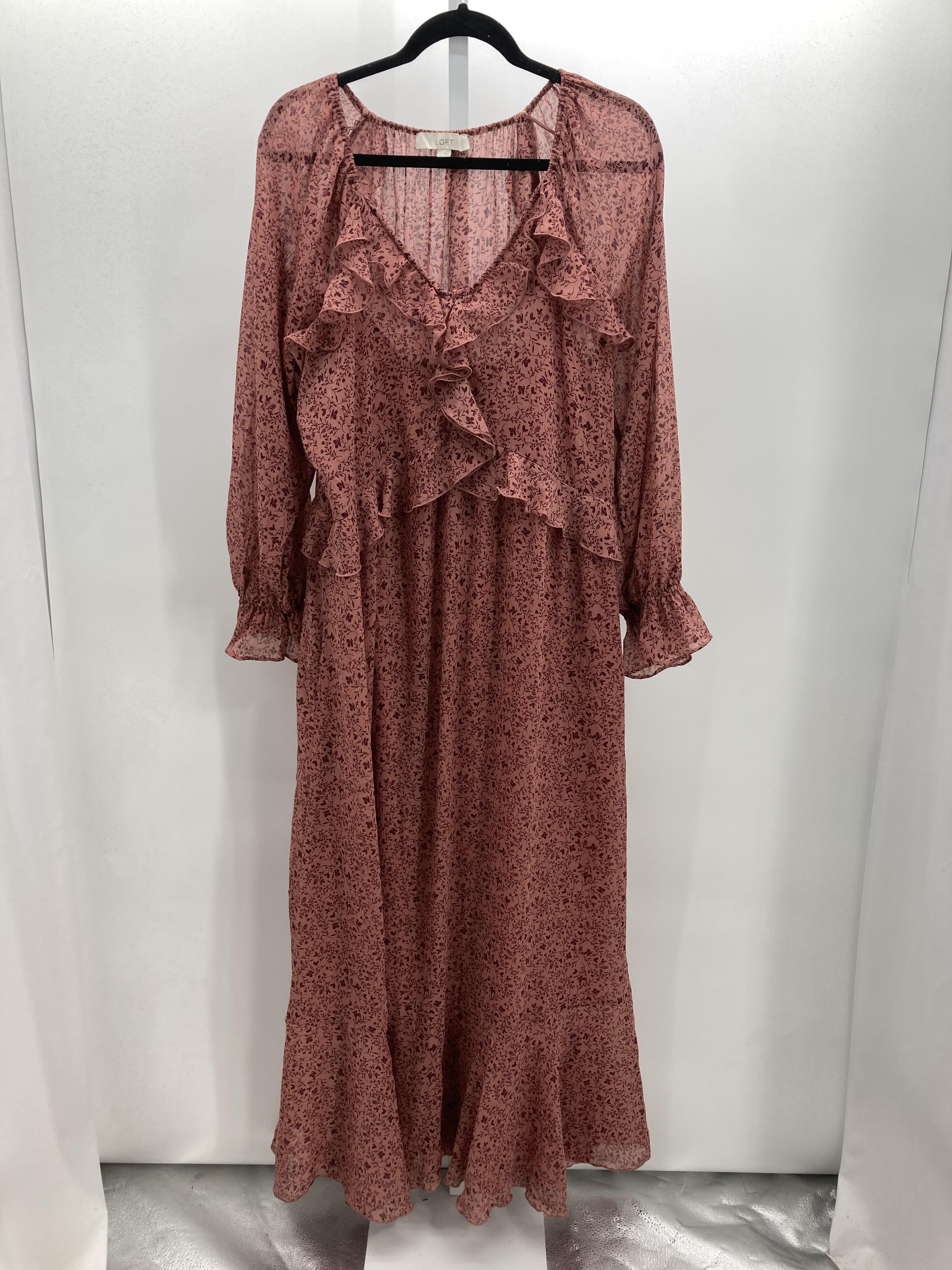 Loft Size Extra Large Misses Long Sleeve Dress