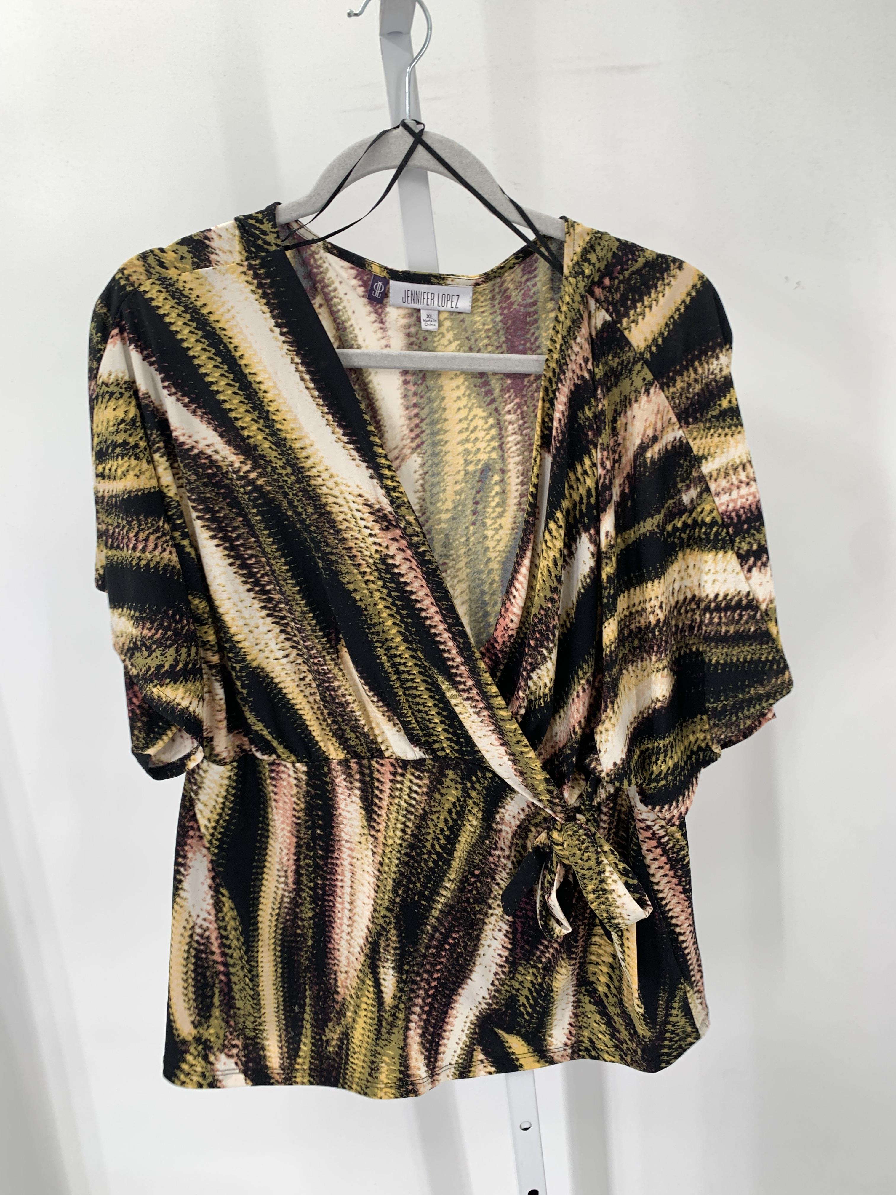 Jennifer Lopez Size Extra Large Misses Short Sleeve Shirt