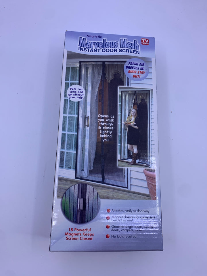 NIB MARVELOUS MESH INSTANT DOOR SCREEN