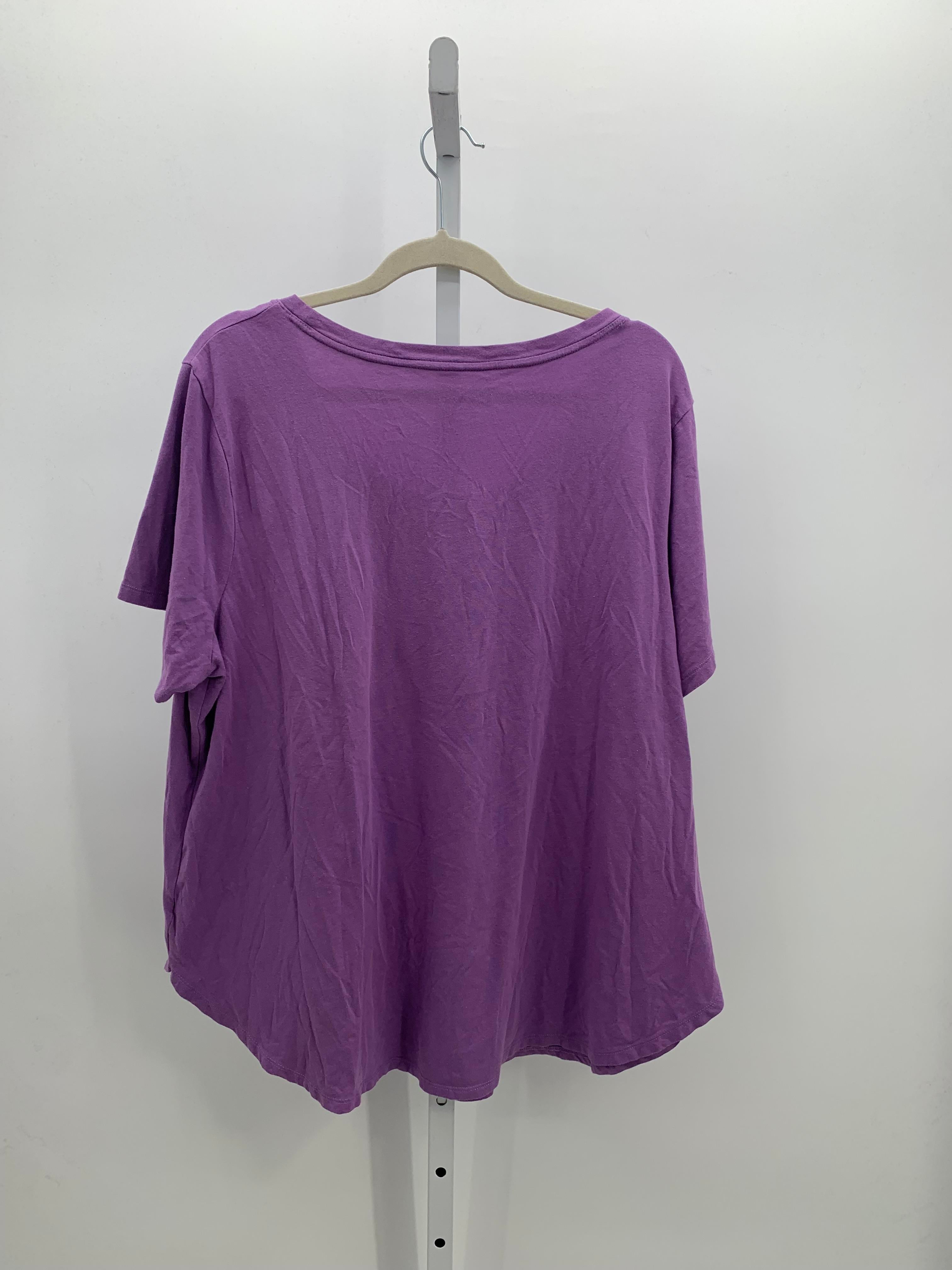 Ava & Viv Size 2X Womens Short Sleeve Shirt