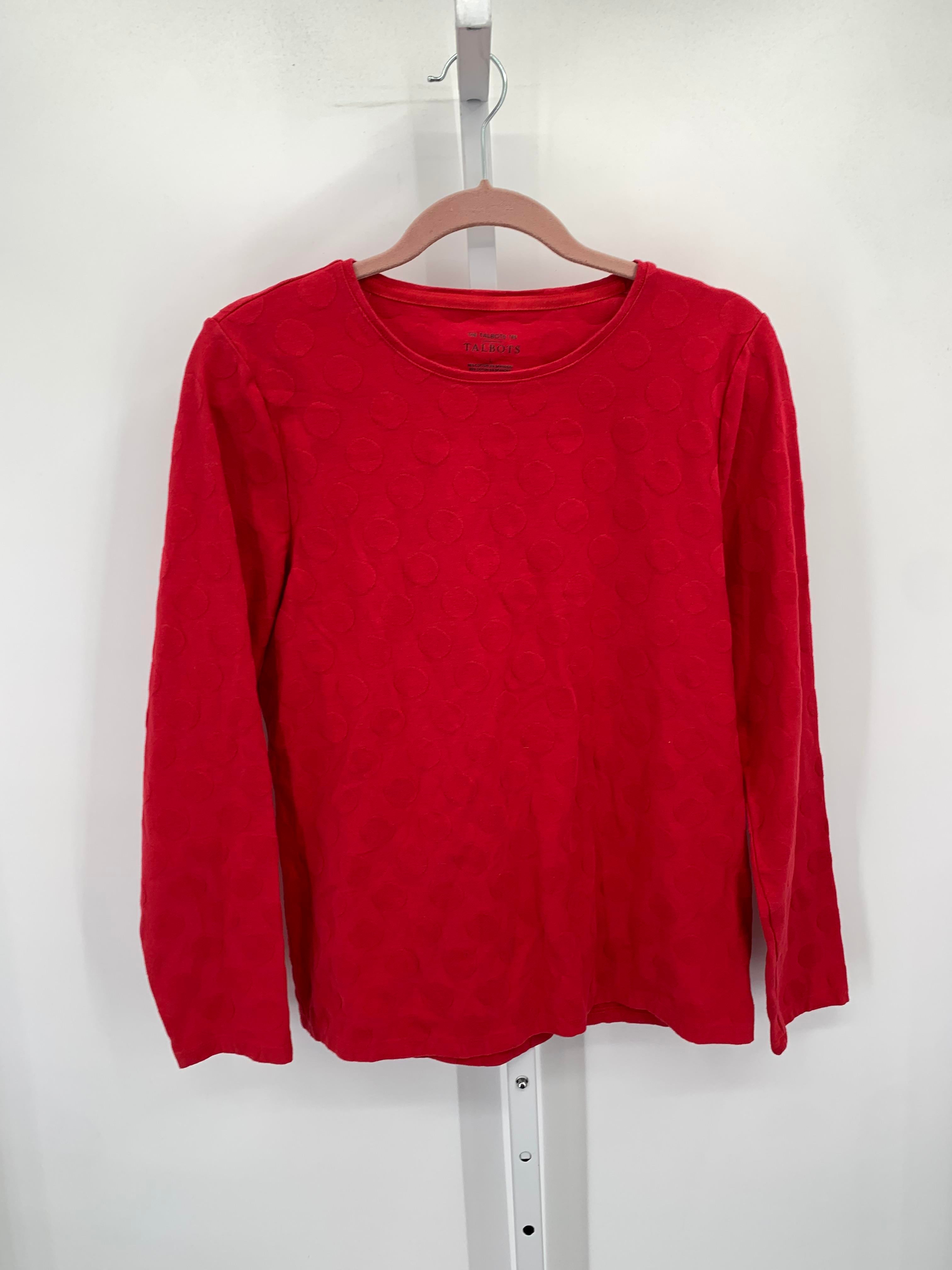 Talbots Size Large Misses Long Sleeve Shirt