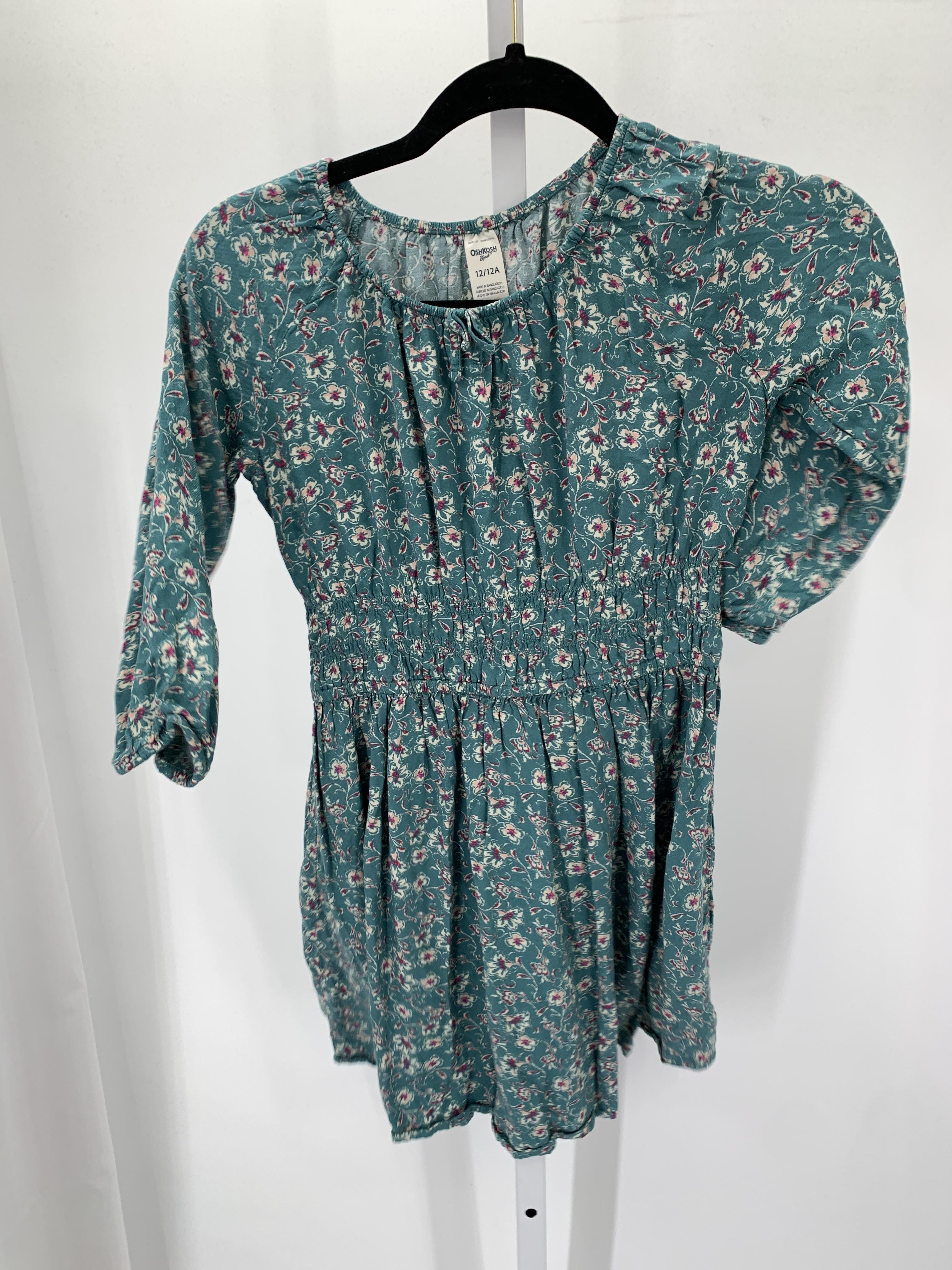 Osh Kosh Size 12 Girls Long Sleeve Dress