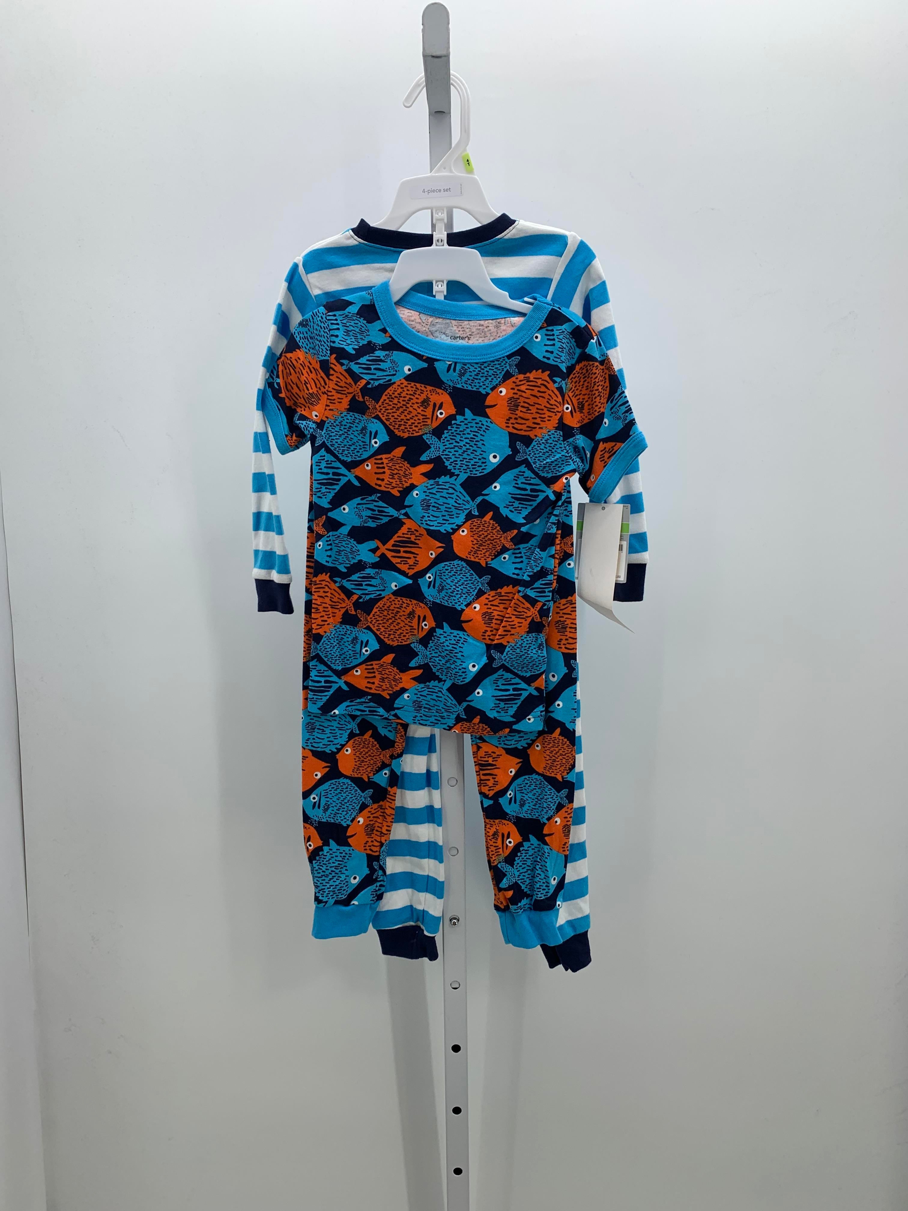 NEW TWO SETS FISH STRIPES PJS