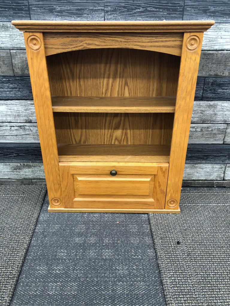 WOOD WALL CABINET /SHELF.
