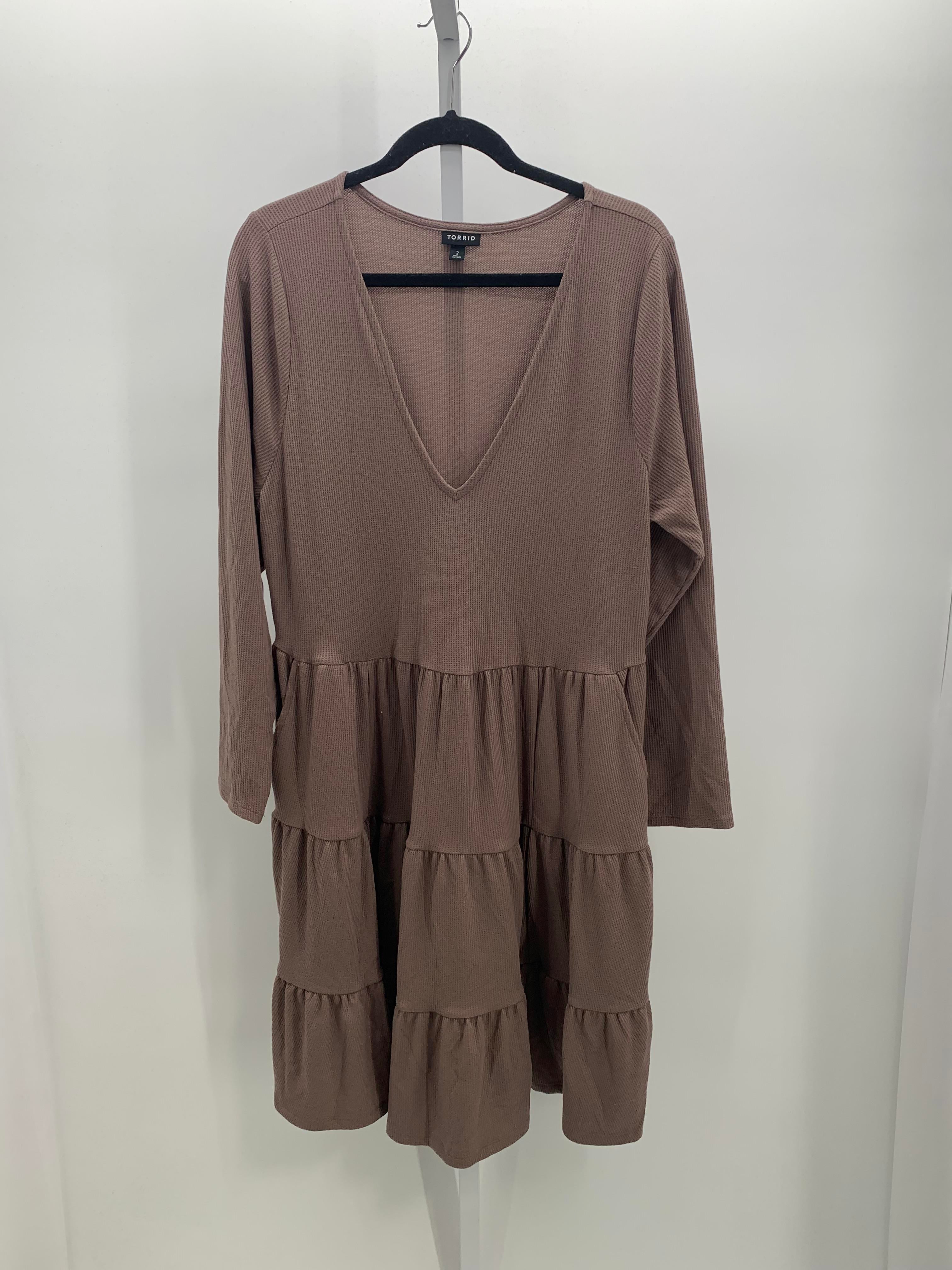 Torrid Size 2X Womens Long Sleeve Dress