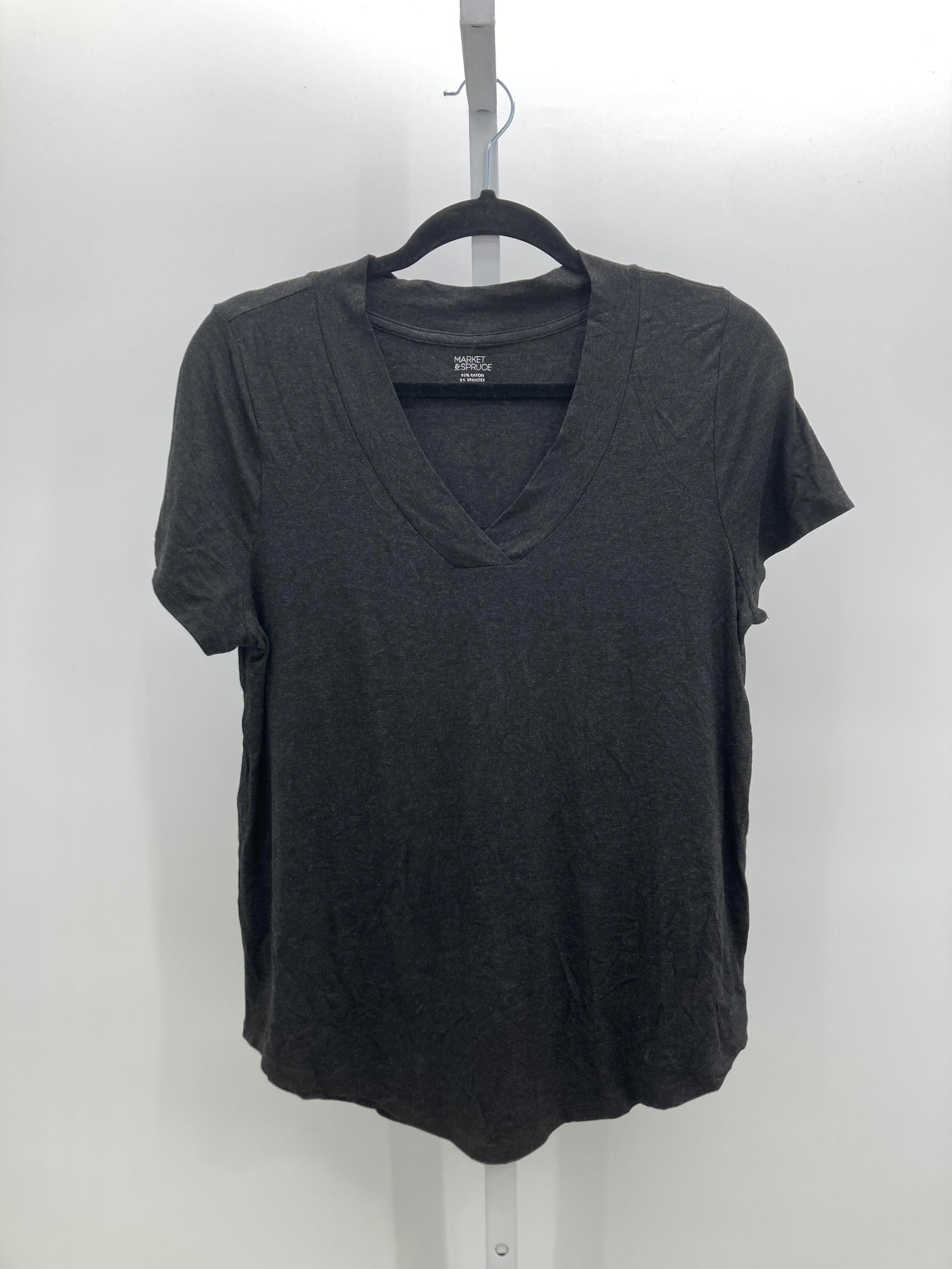 market & spruce Size Medium Misses Short Sleeve Shirt