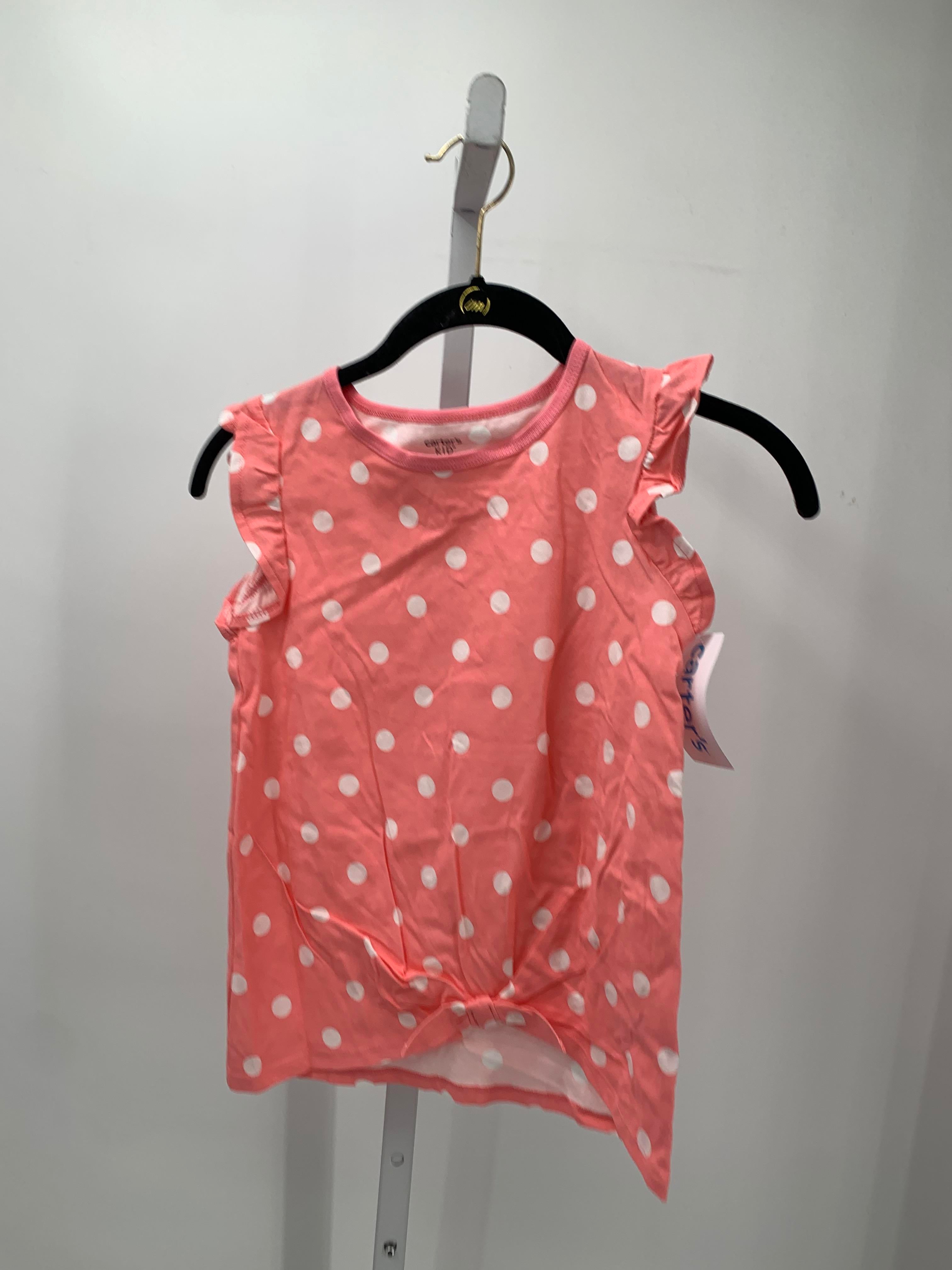 Carters Size 8 Girls Sleeveless Shirt