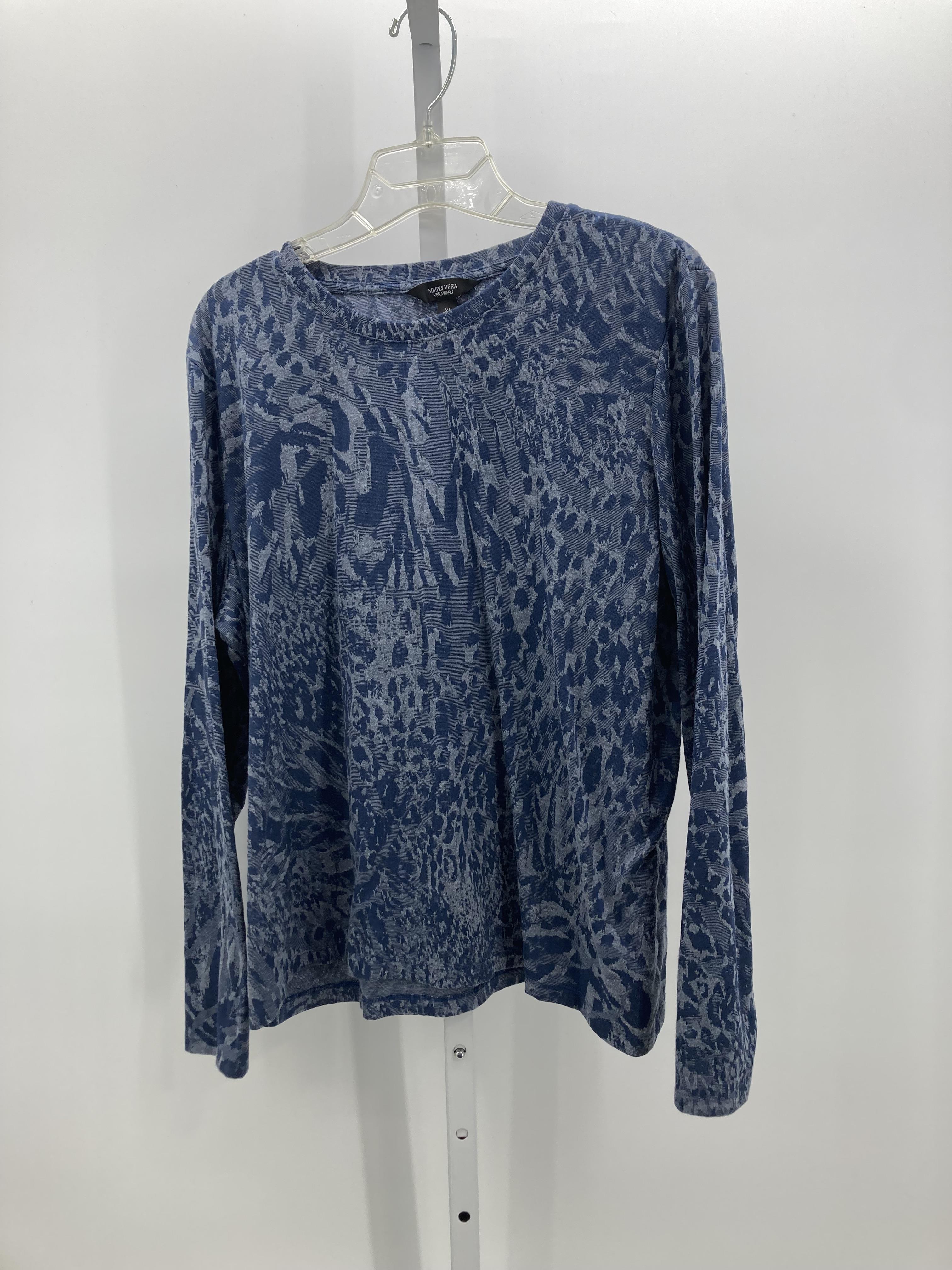 Vera Wang Size Extra Large Misses Long Sleeve Shirt