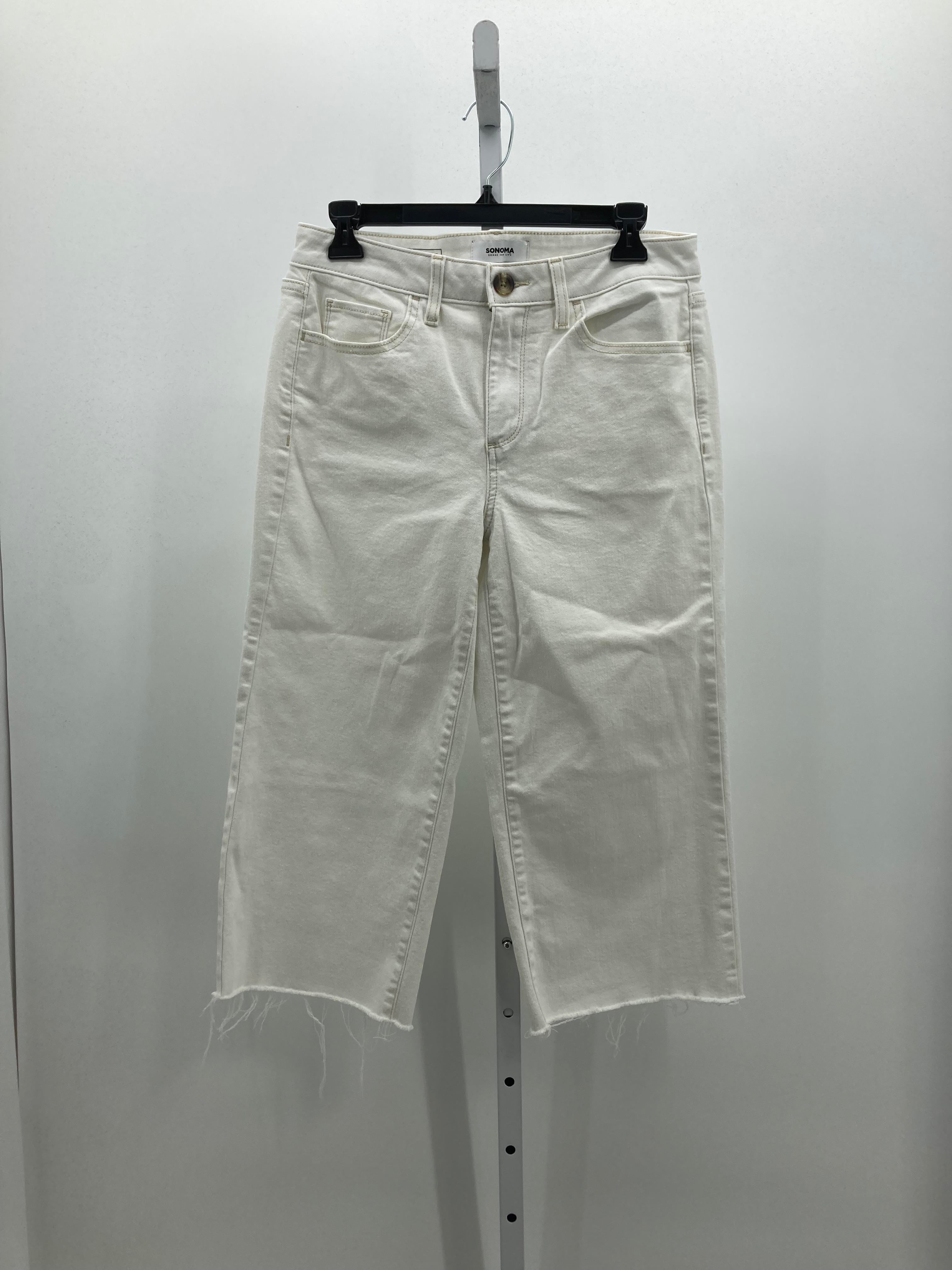 Sonoma Size 8 Misses Cropped Jeans
