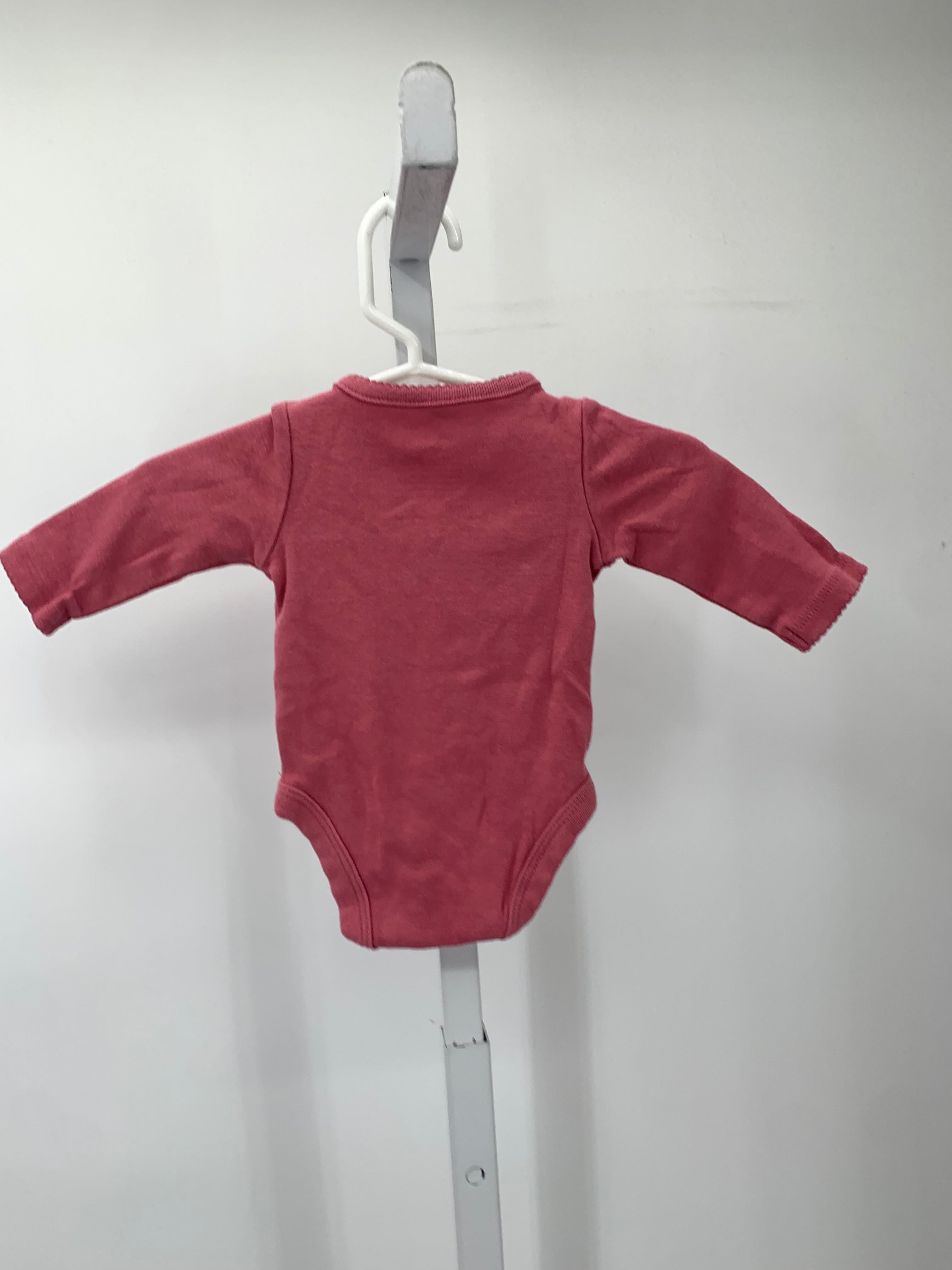 Carters Size Newborn Girls Long Sleeve Shirt