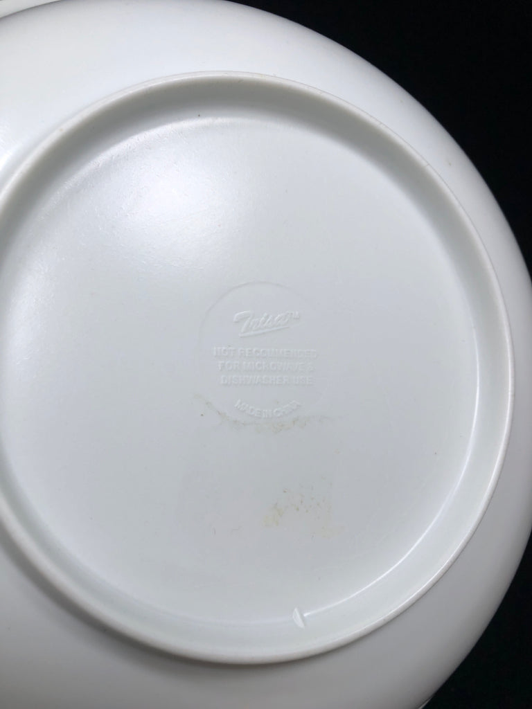 TRISA PALM TREE MELAMINE SERVING BOWL.