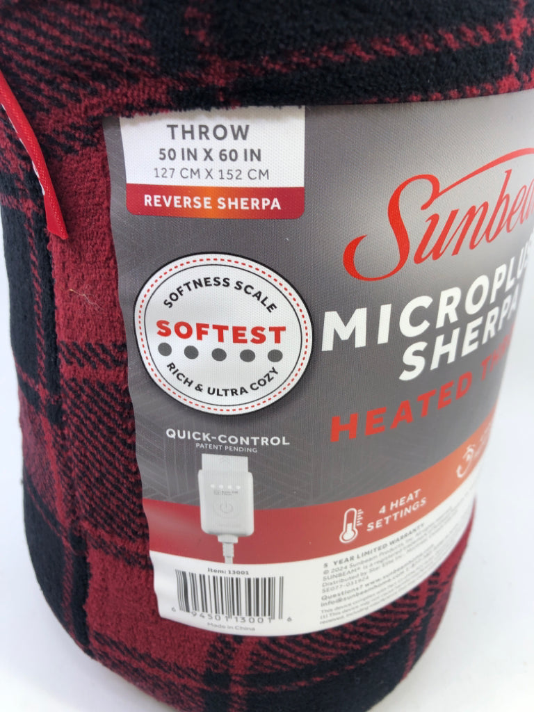 NIP MICROPLUSH HEATED THROW.