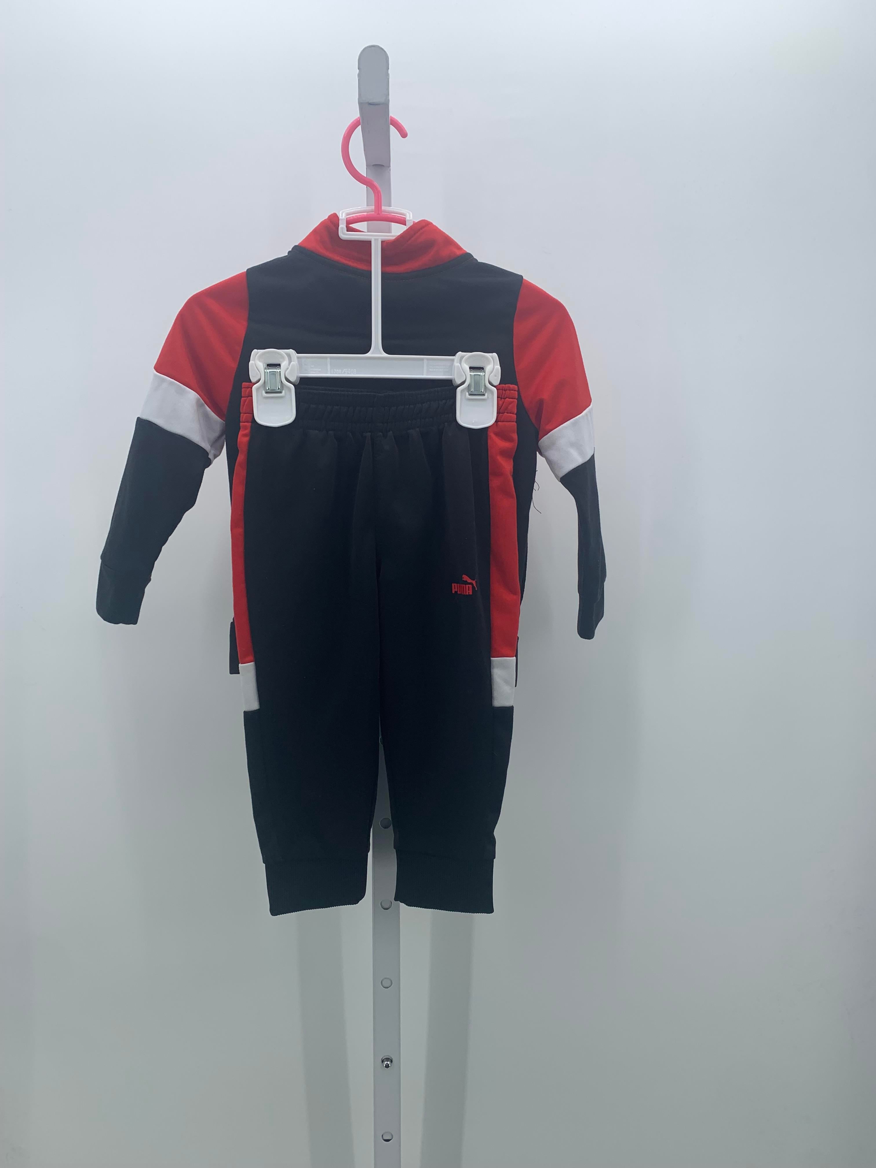 BLK/WHT SWEAT JACKET AND PANTS