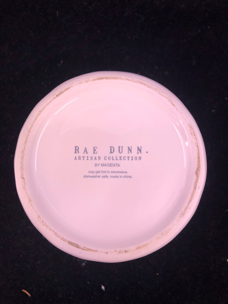 RAE DUNN SUGAR CANISTER.