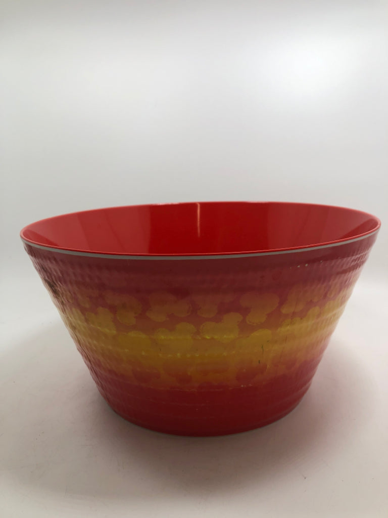 MICKEY MOUSE RED GRADIENT BOWL.