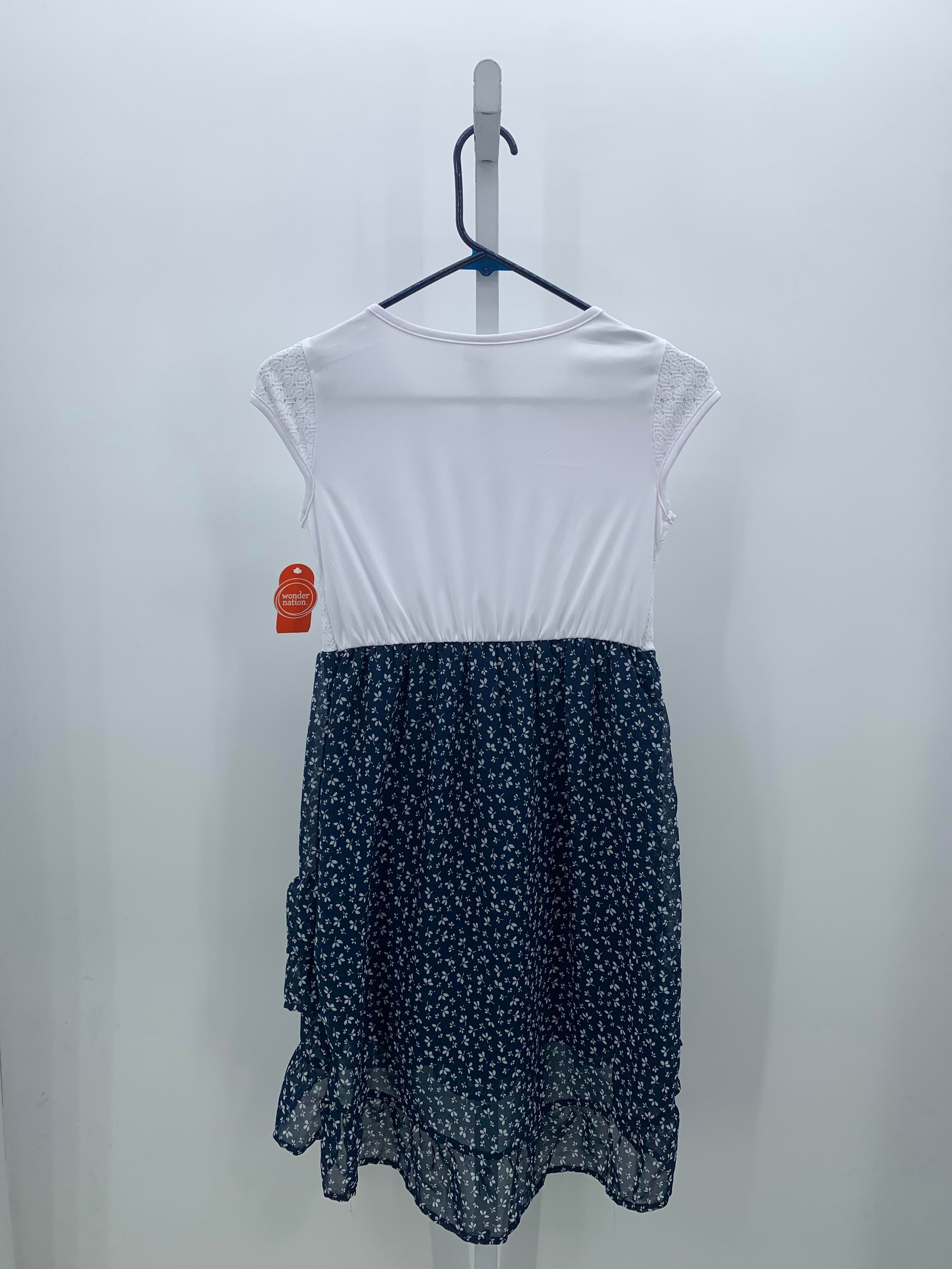 Wonder Nation Size 10-12 Girls Short Sleeve Dress