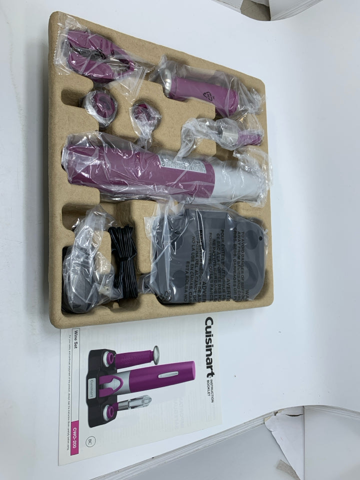 NIB PURPLE WINE SET 6 PC.