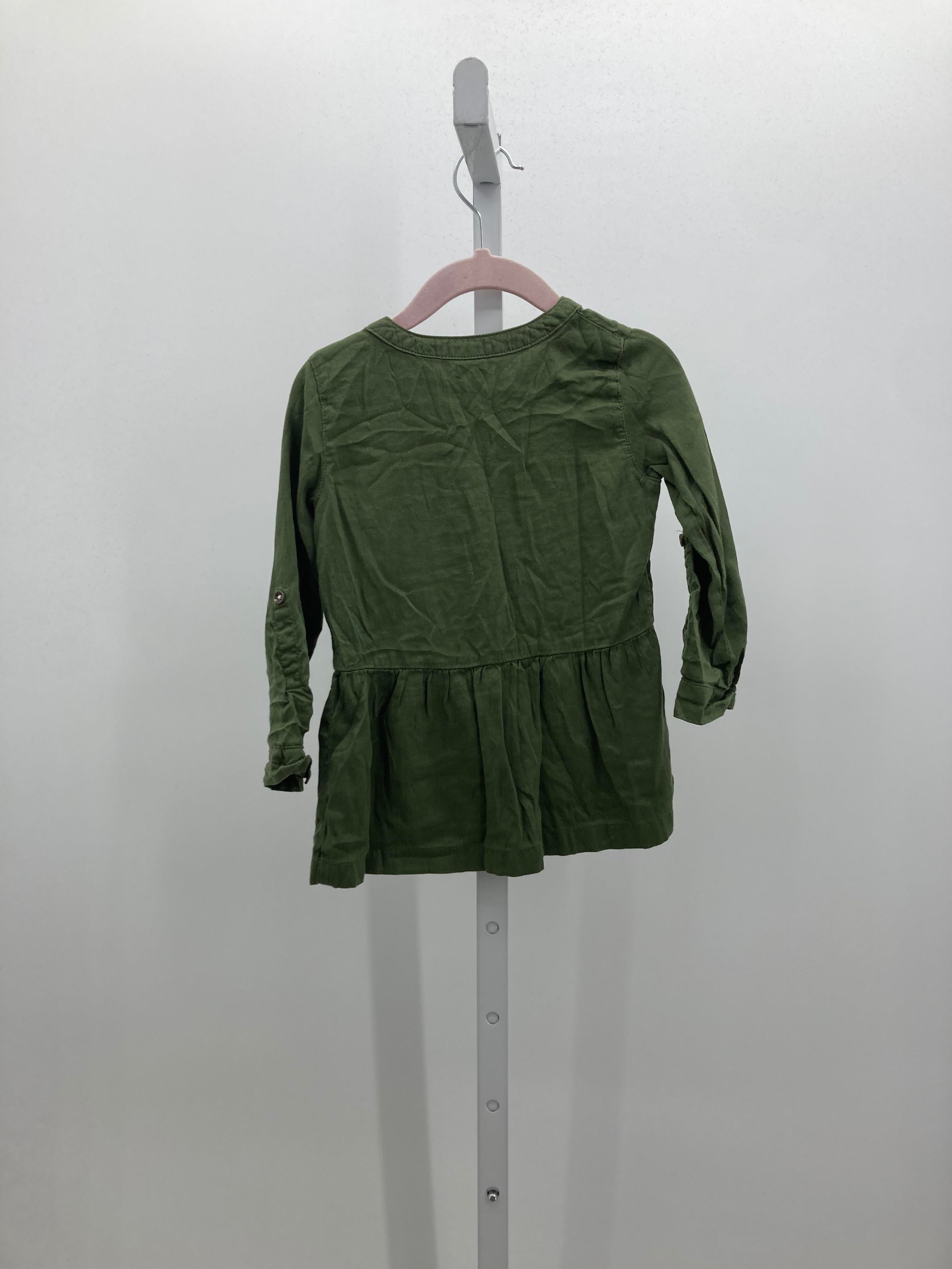 Carters Size 2T Girls Long Sleeve Shirt