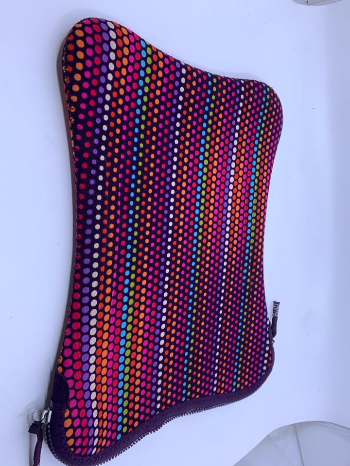 BUILT RAINBOW COLORED LAPTOP COVER.