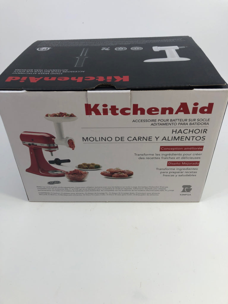 NIB KITCHENAID FOOD GRINDER MIXER ATTACHMENT