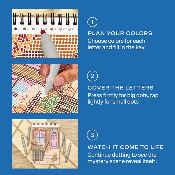 New FlowArt® - Dot-By-Letter, Strolling through Fall