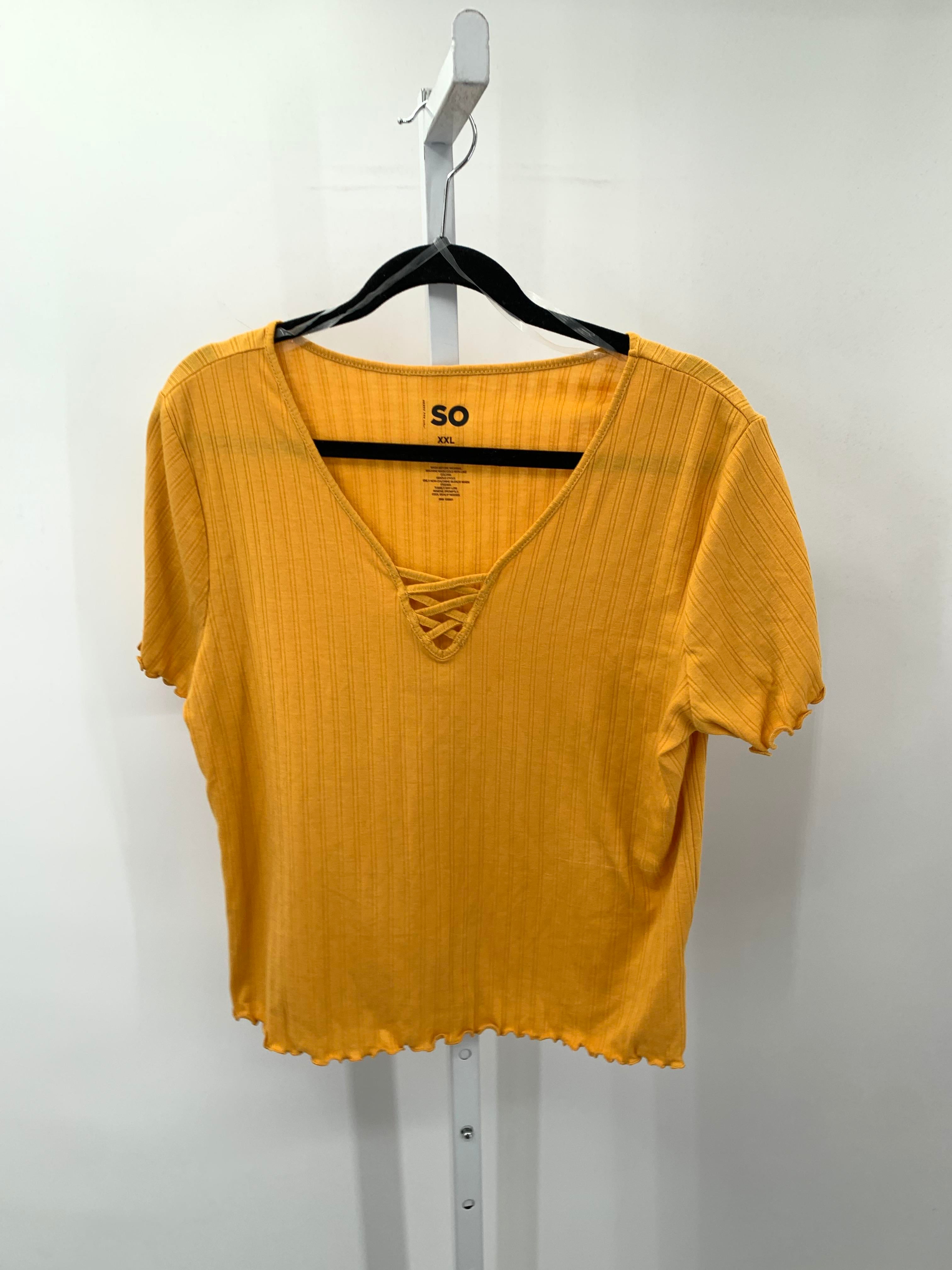 SO Size XXL Juniors Short Sleeve Shirt