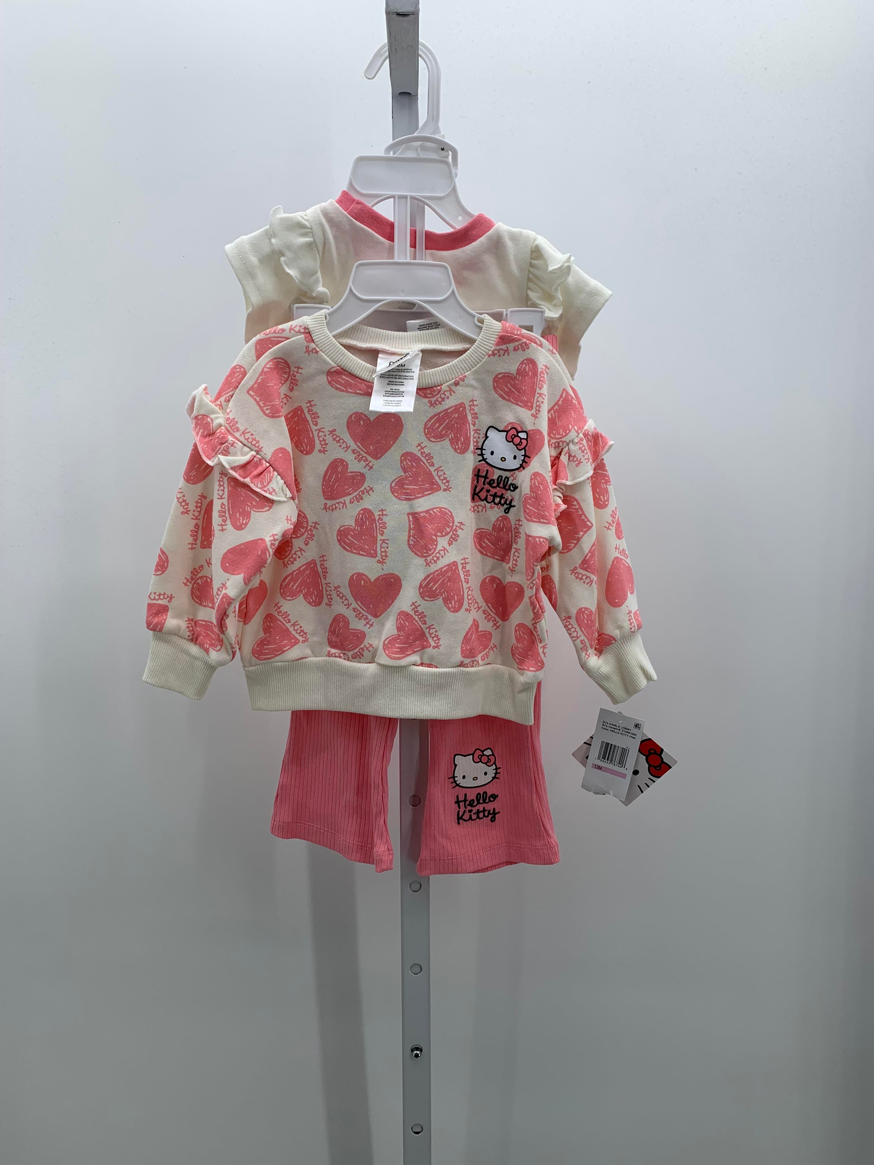 Hello Kitty Size 12 Months Girls 3 Pieces