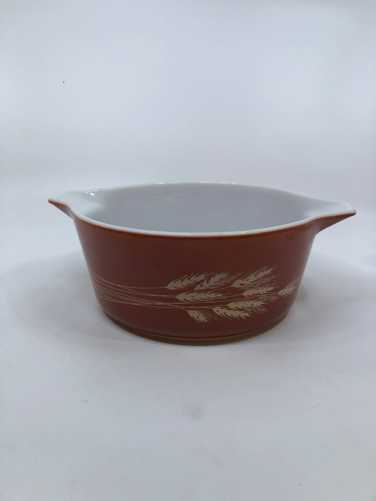 VTG AUTUMN HARVEST CASSEROLE DISH.