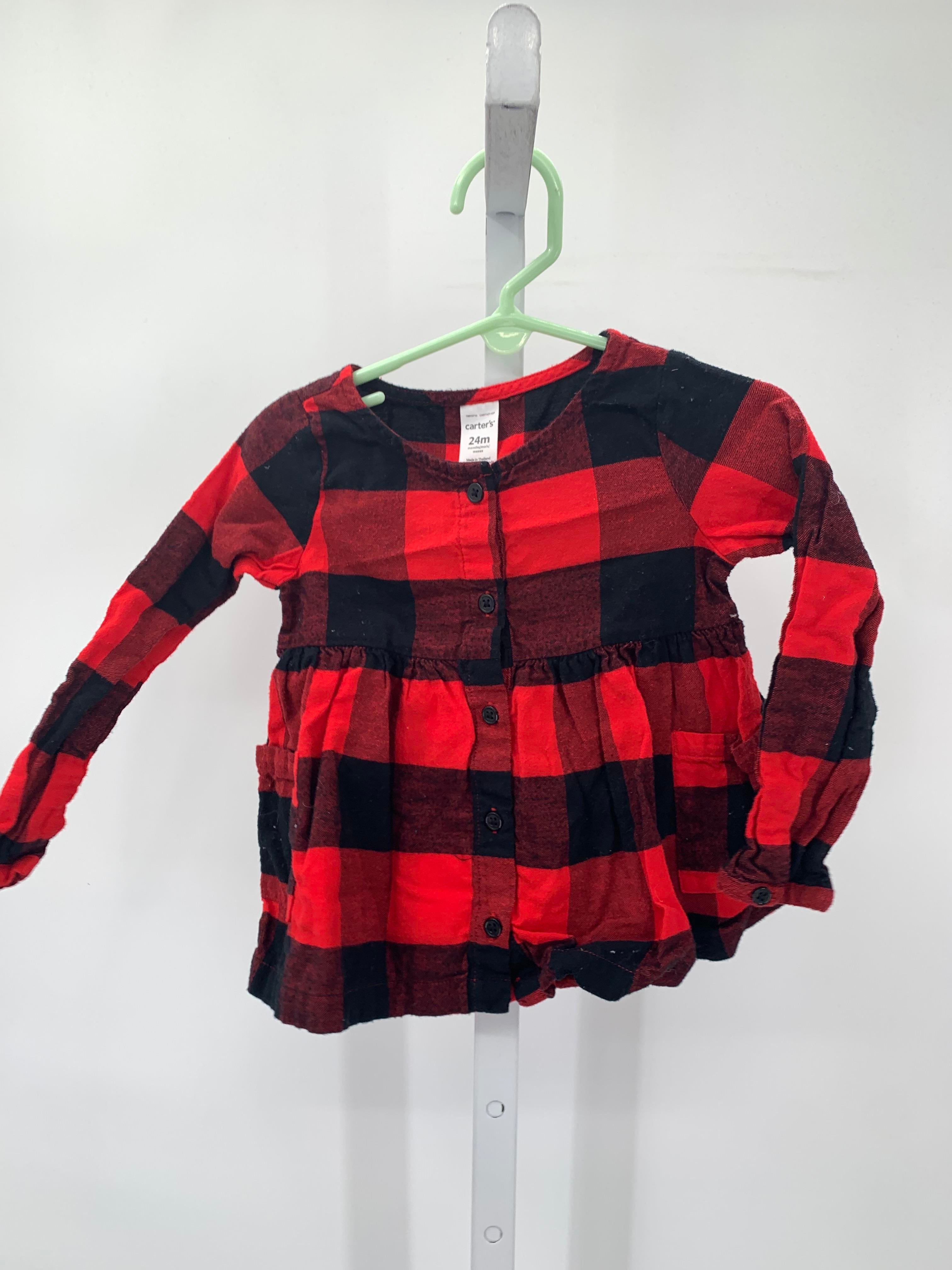 Carters Size 24 Months Girls Long Sleeve Shirt