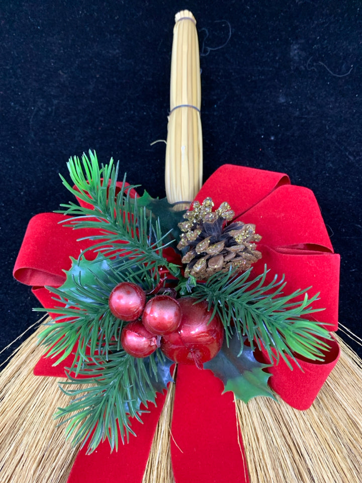 DECORATIVE BROOM WALL HANGING.