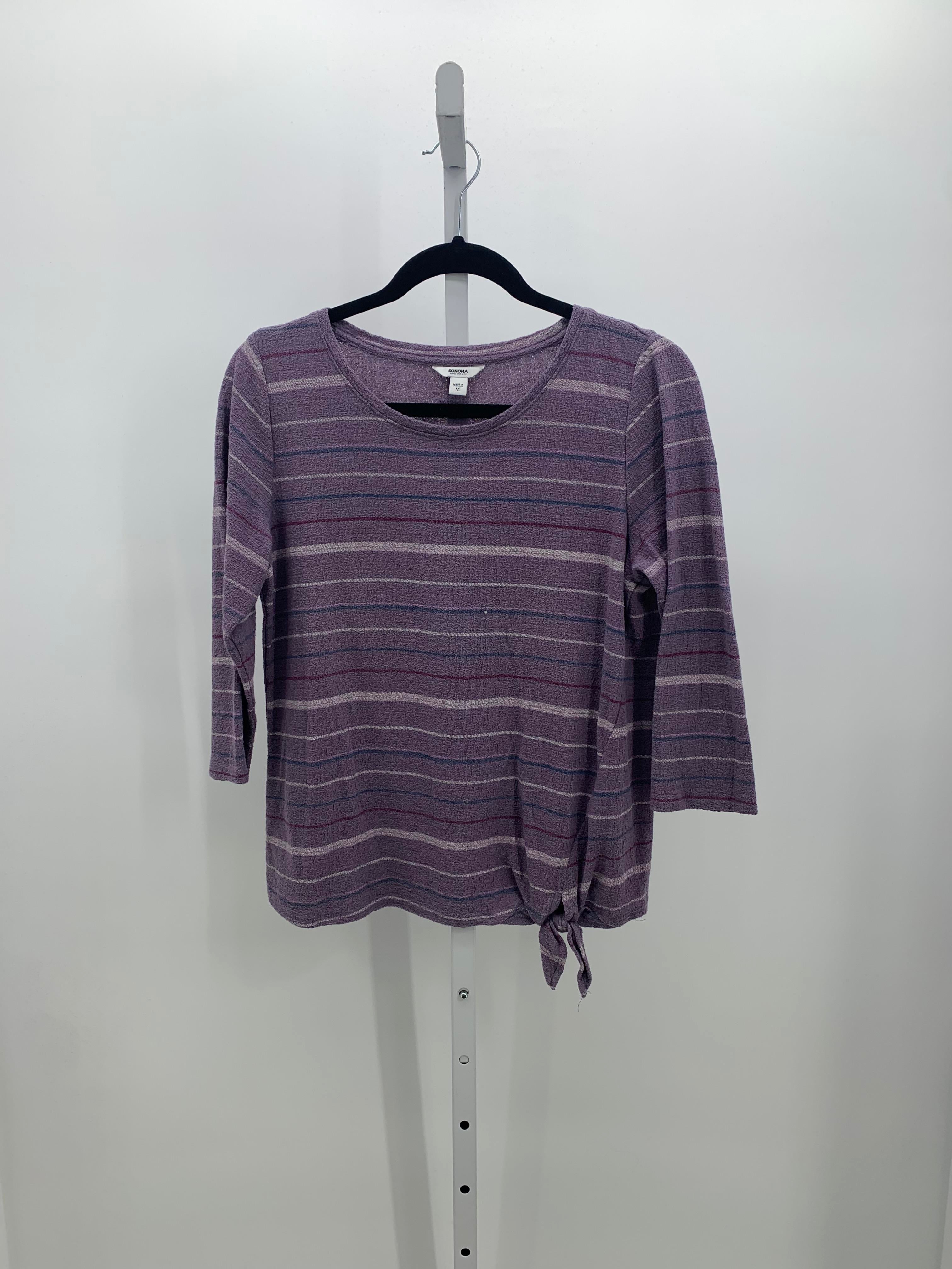 Sonoma Size Medium Misses 3/4 Sleeve Shirt