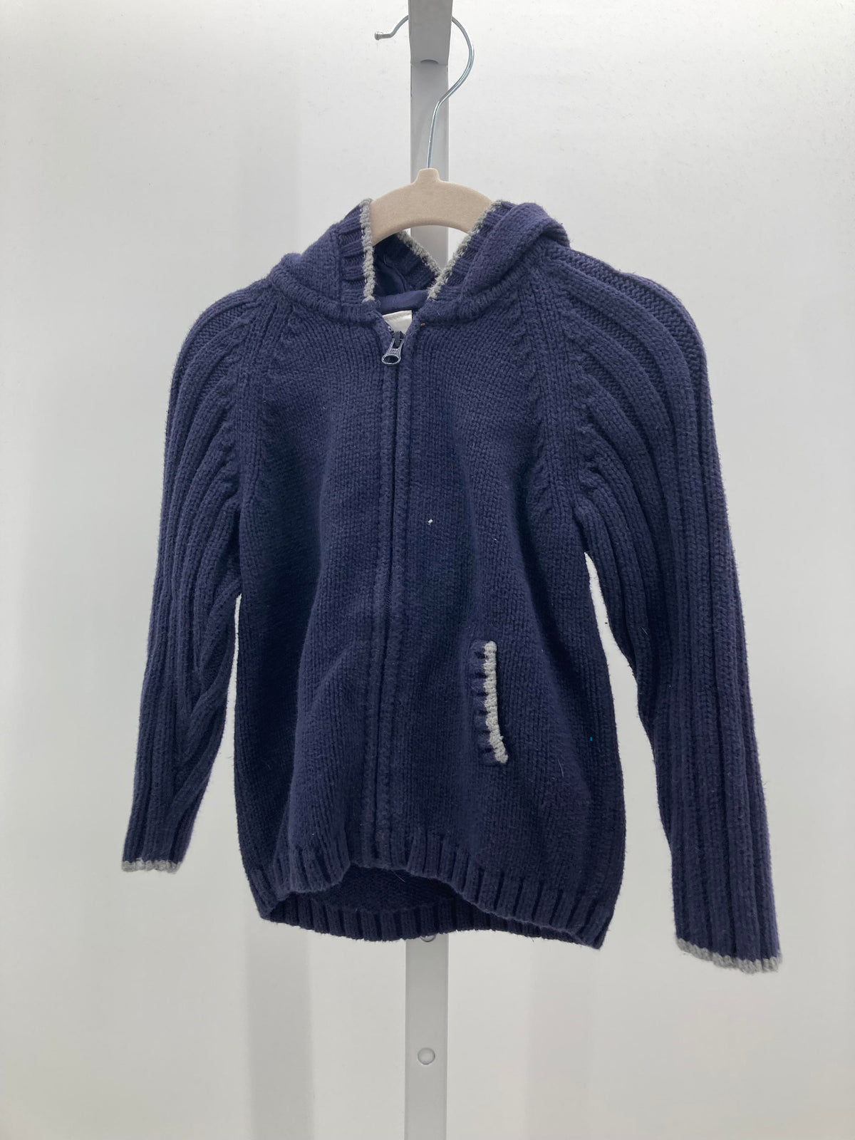 HOODED ZIP RIBBED