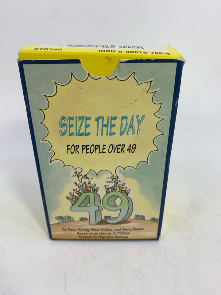 NIB "SEIZE THE DAY" CARD GAME