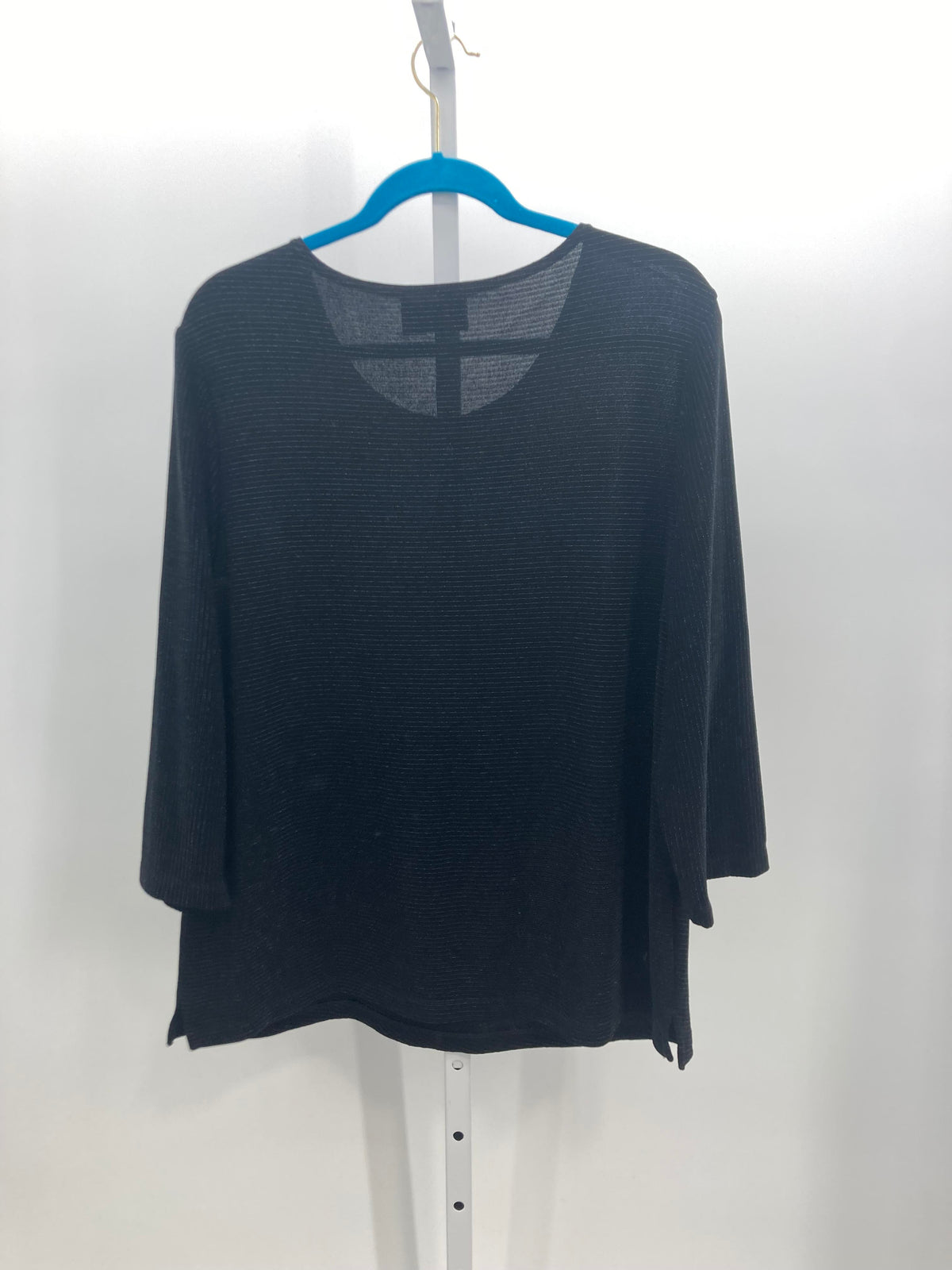 Chico's Size Large Misses 3/4 Sleeve Shirt