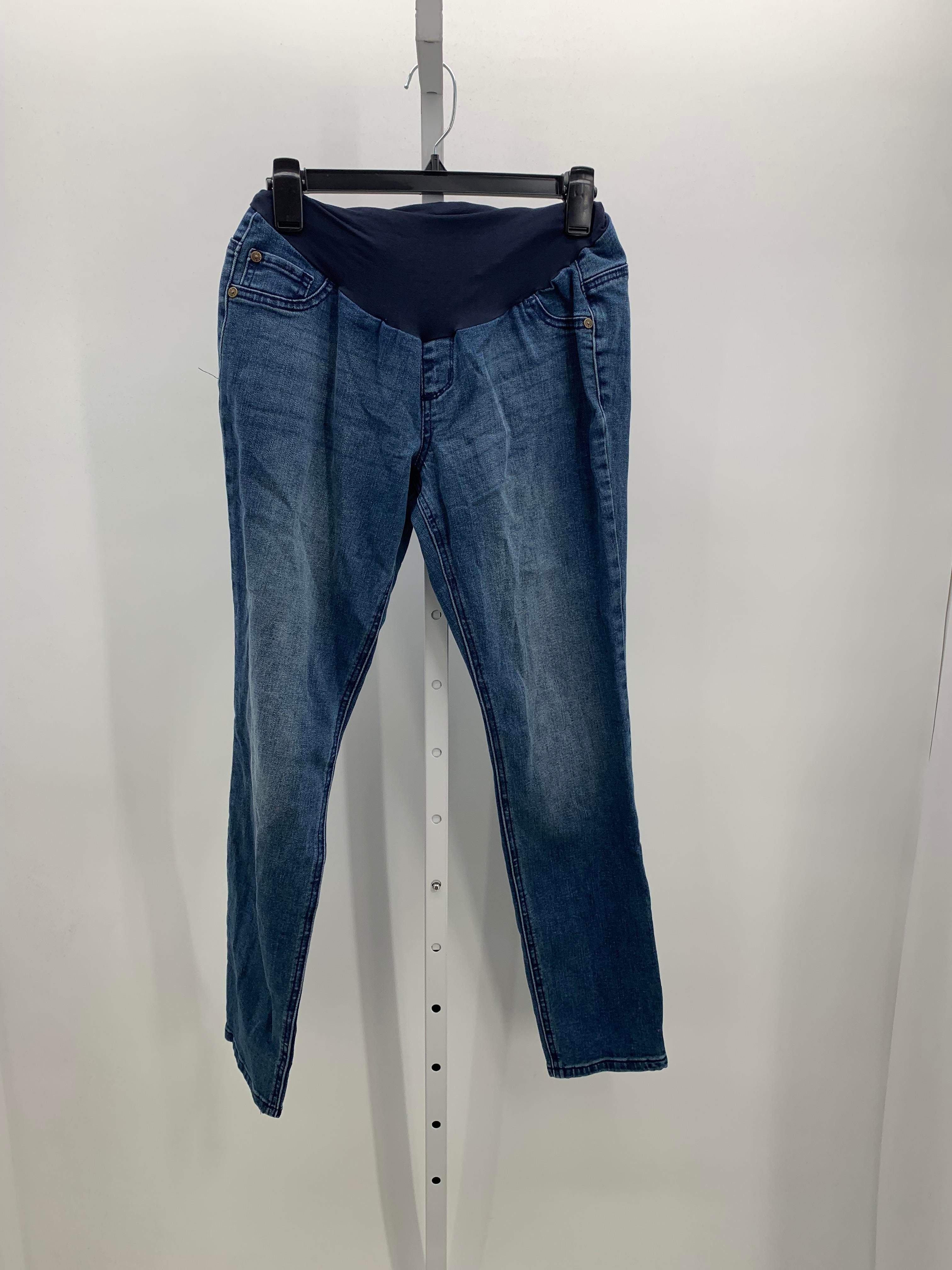 Indigo Blue Denim Size Large Maternity Jeans
