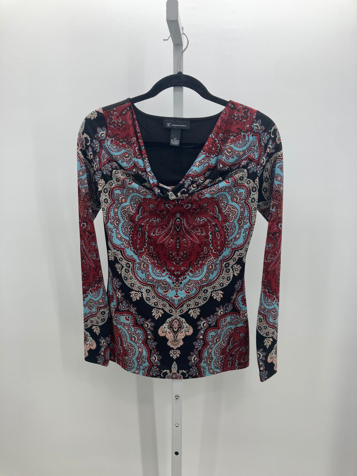 INC Size X Small Misses Long Sleeve Shirt