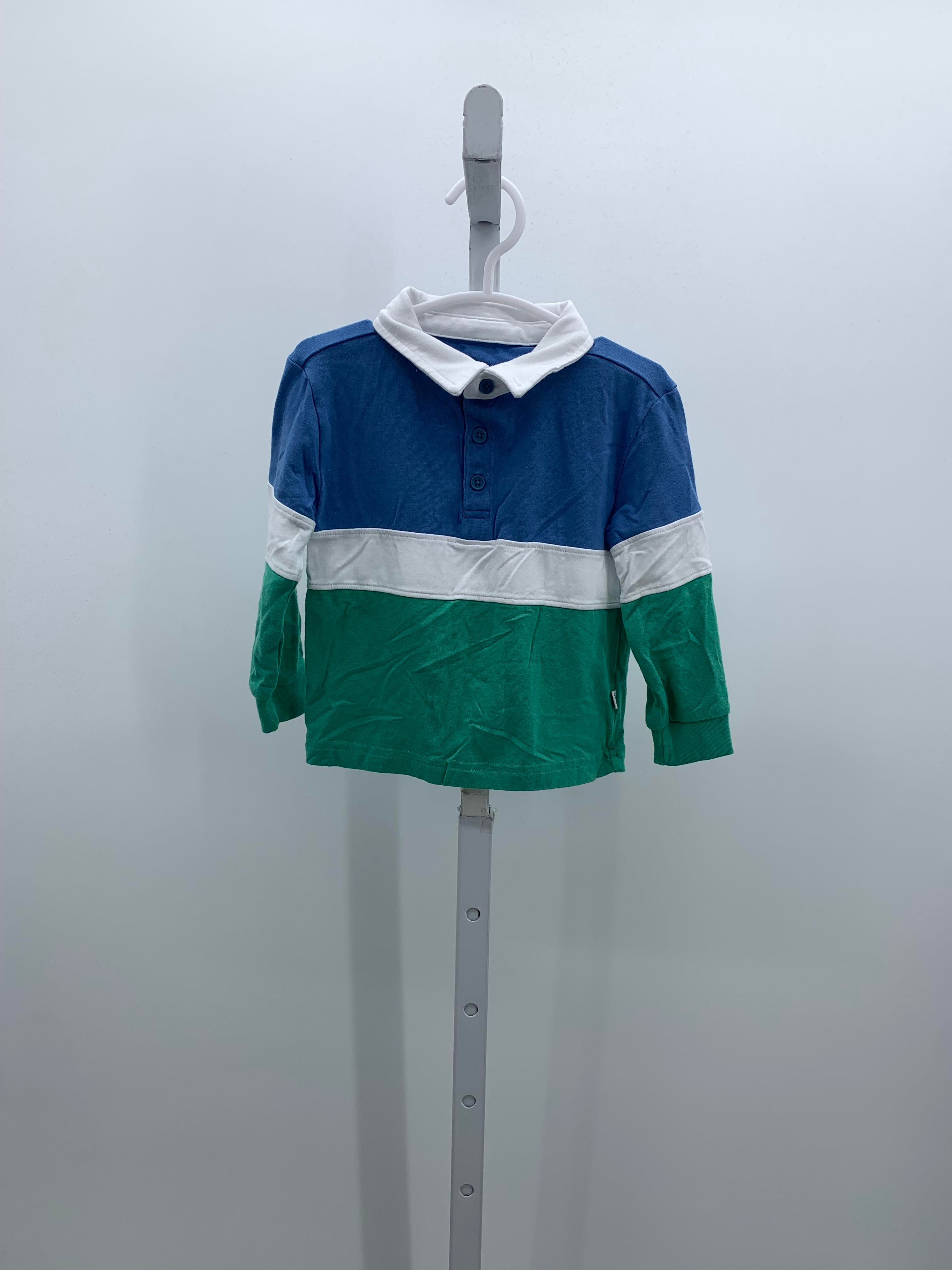 WHITE GREEN POLO.