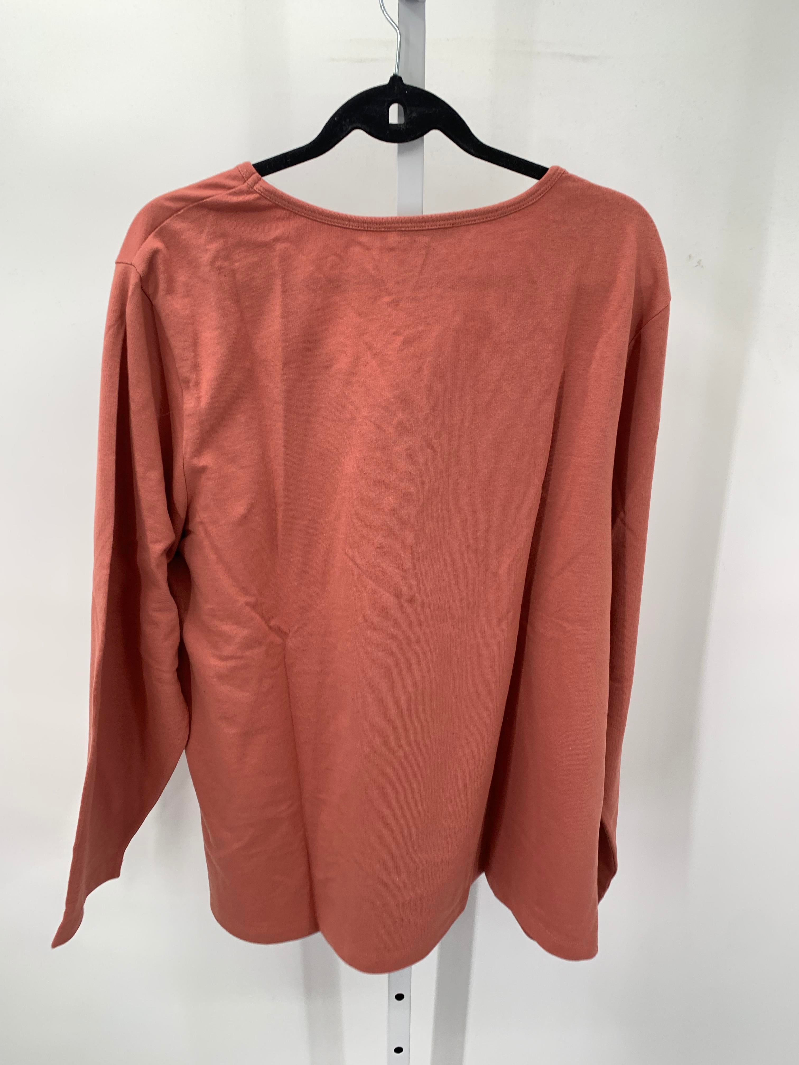 Size 2X Womens Long Sleeve Shirt