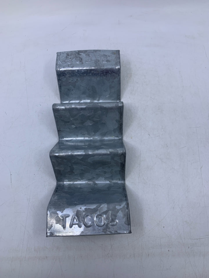 GALVANIZED TACO TRAY HOLDER 3 SLOT.