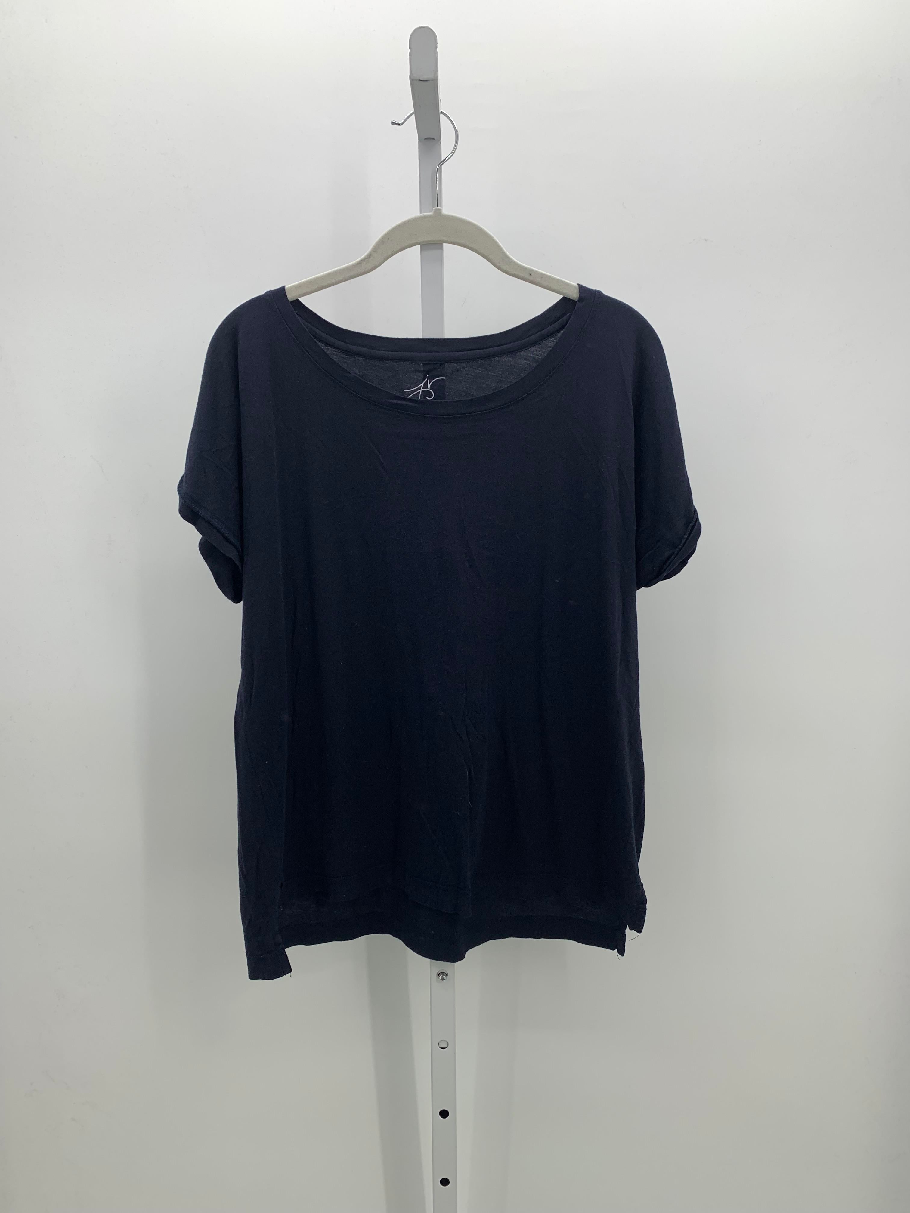 Joan Vass Size Extra Large Misses Short Sleeve Shirt